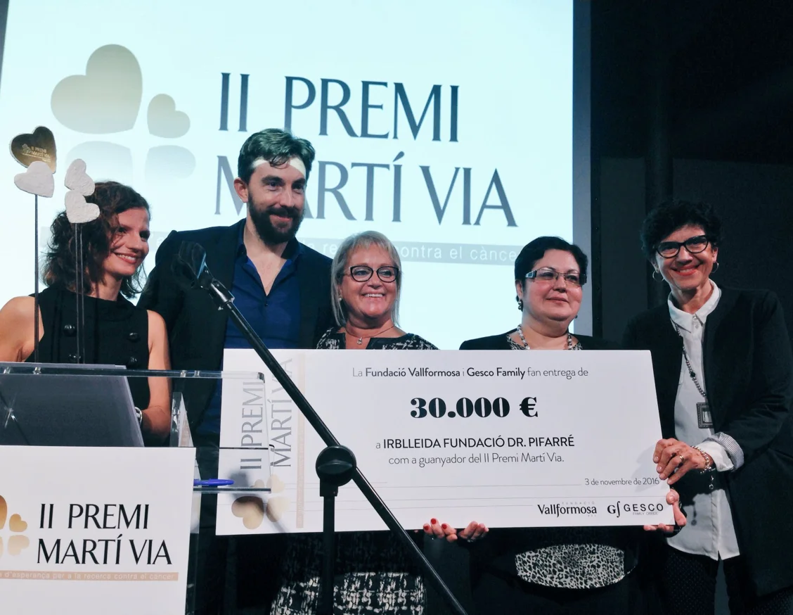 IRBLleida won the prize II Premi Mart&iacute; Via devoted to research in the field of oncology