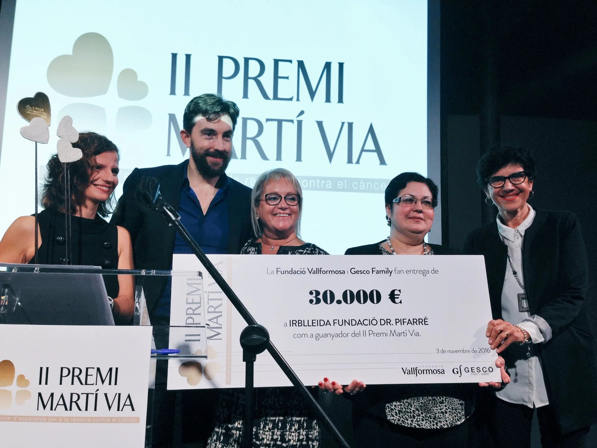 L&rsquo;IRBLleida guanya la beca del II Premi Mart&iacute; Via destinada a la investigaci&oacute; en el camp de l&rsquo;oncologia