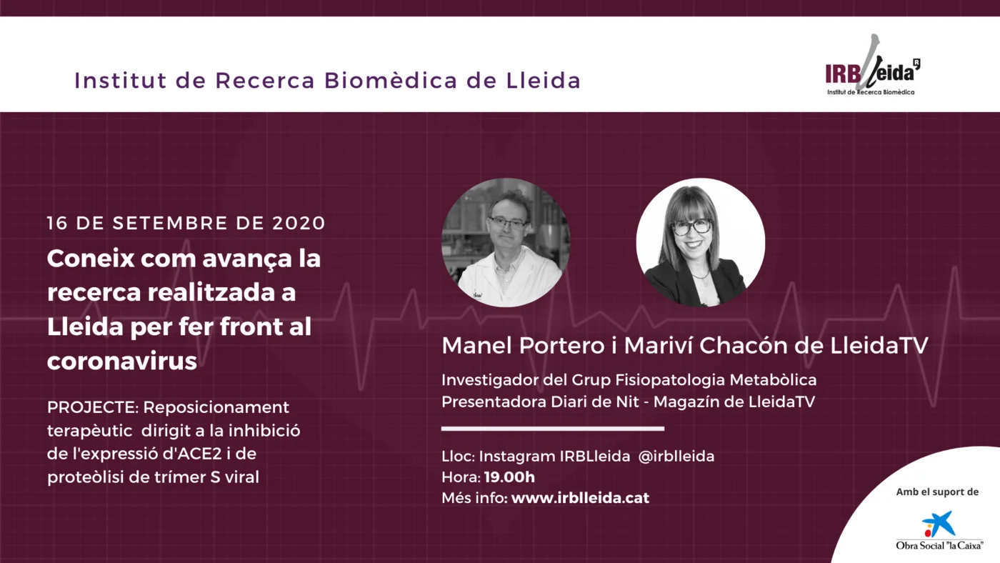 How is the research carried out in Lleida to confront the coronavirus progressing?