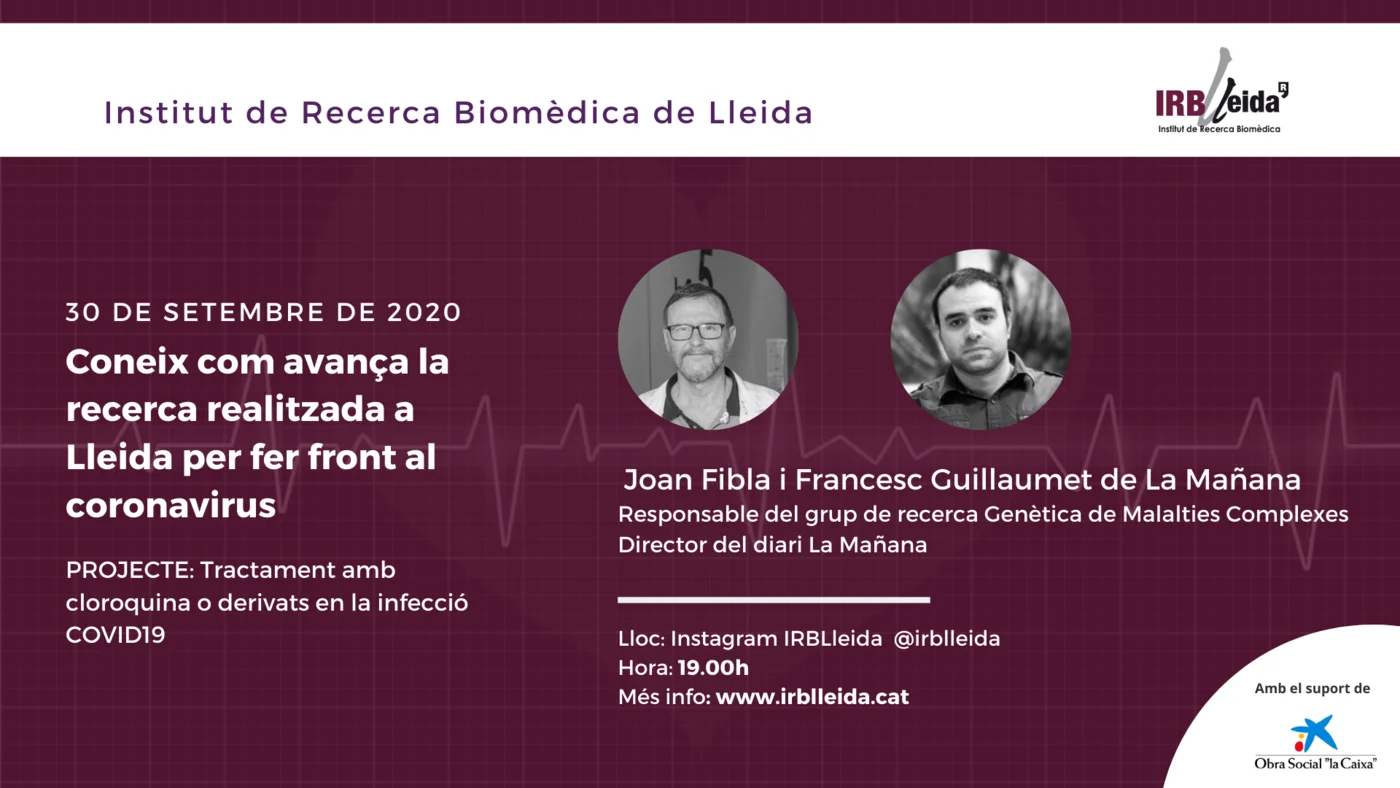 How is the research carried out in Lleida to confront the coronavirus progressing?