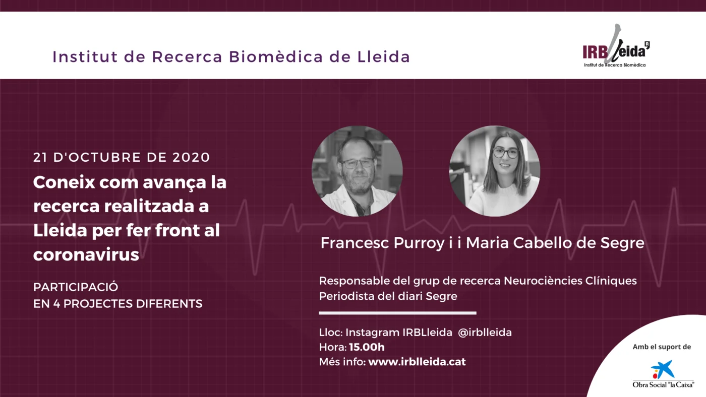 Como avanza la investigación realizada en Lleida para hacer frente al coronavirus?