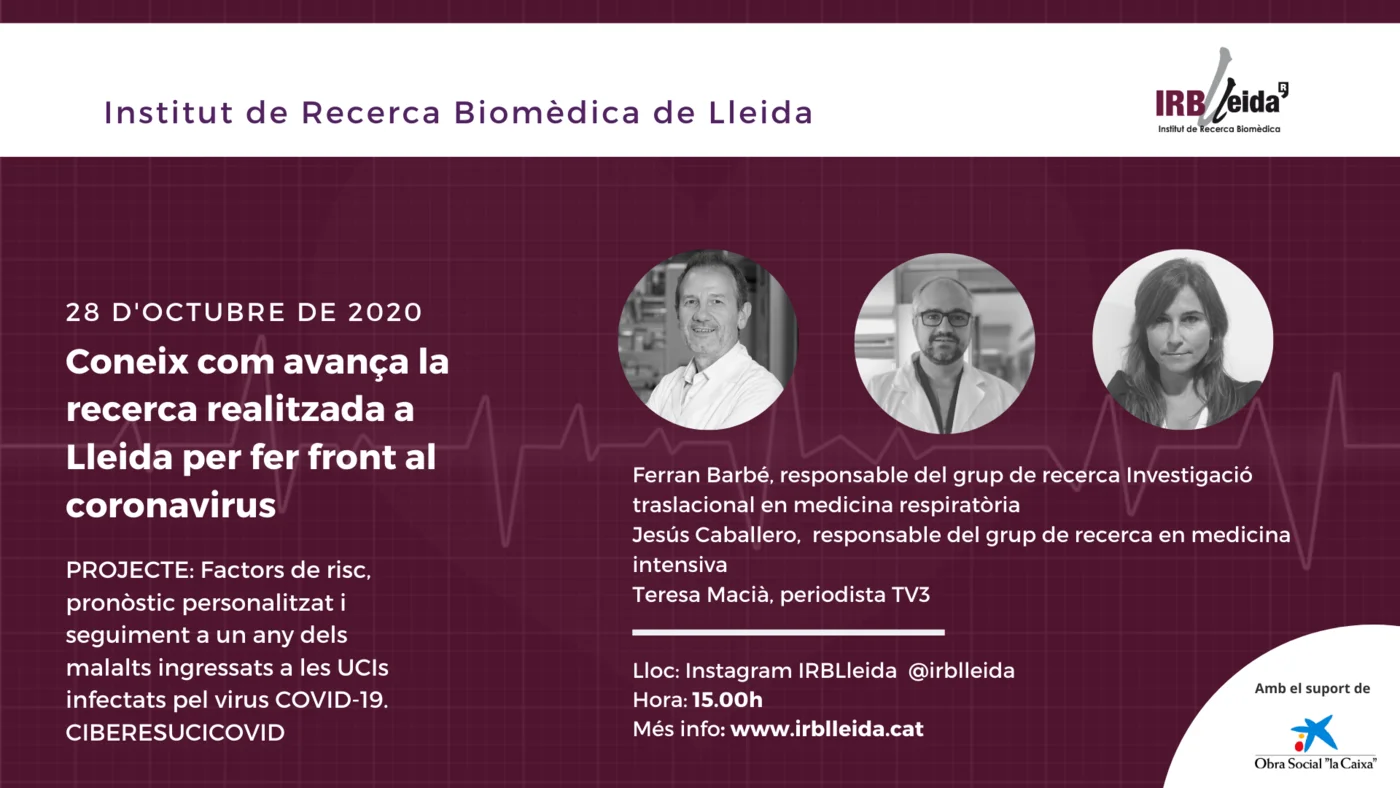 Com avança la recerca realitzada a Lleida per fer front al coronavirus?