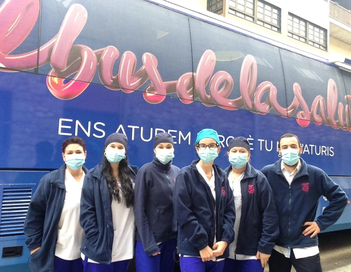 ‘El Bus de la Salut’ valora les seqüeles de la COVID-19 en participants del projecte, persones amb factors de risc cardiovasculars i renals