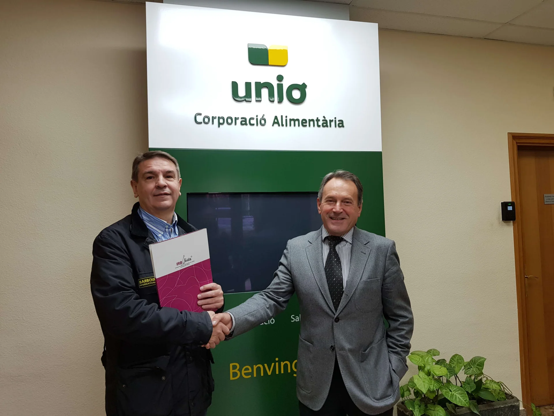 La cooperativa Unió, nova empresa col·laboradora de l'IRBLleida