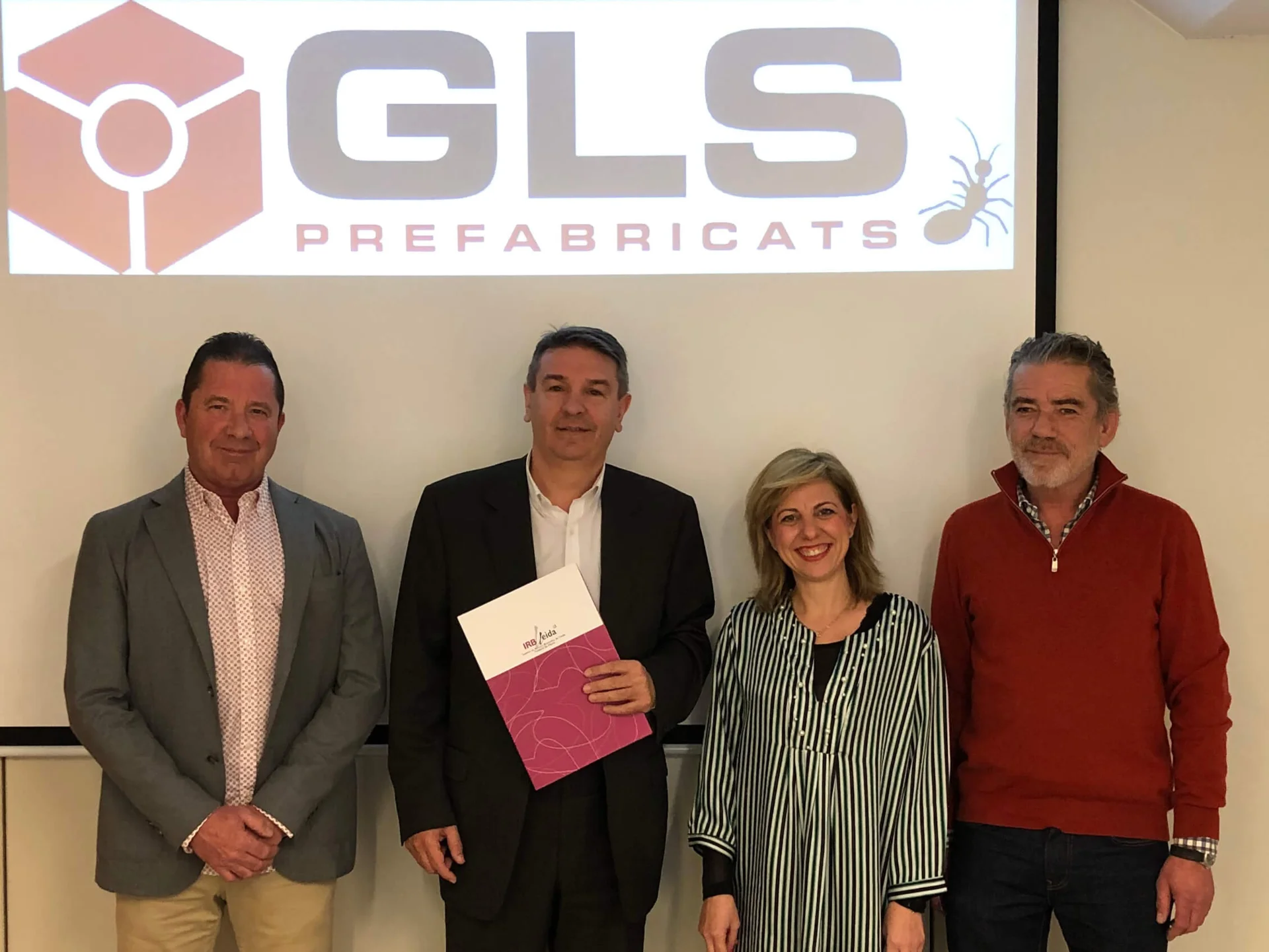 GLS Prefabricados y el IRBLleida firman un nuevo acuerdo de colaboración