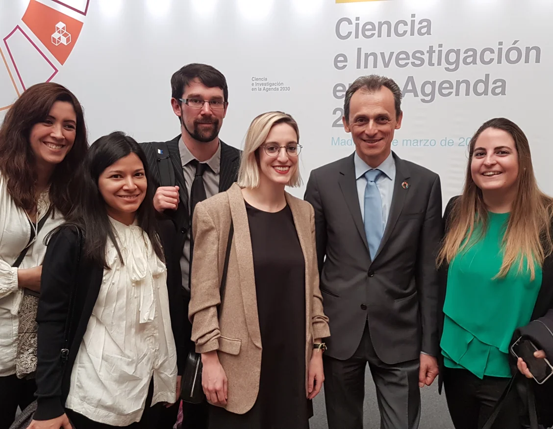 Un investigador de la Universitat de Lleida i de l’IRBLleida debat sobre ciència i innovació amb el ministre Pedro Duque