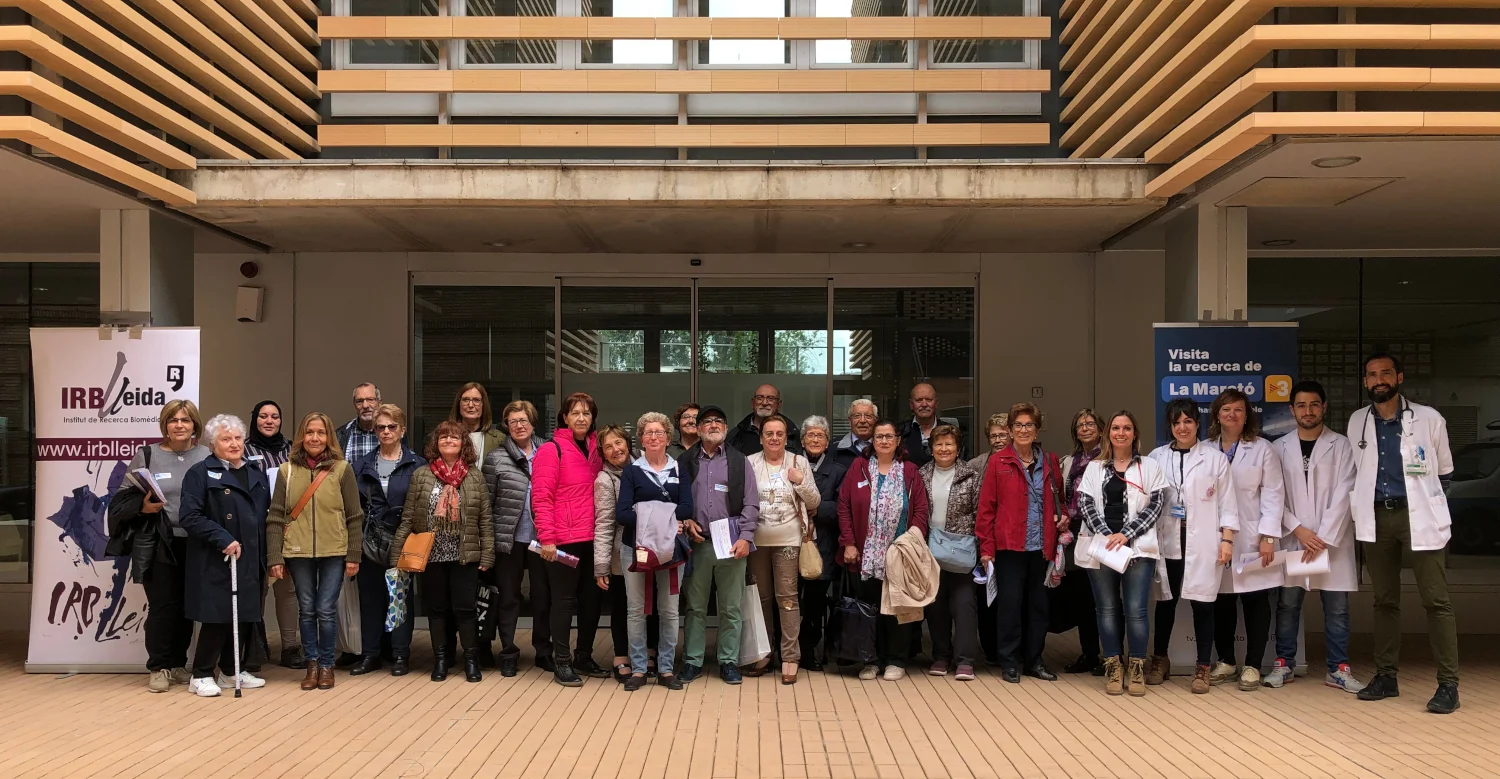 Una treintena de donantes visitan el IRBLleida en el marco del programa de la Fundación La Marató de TV3