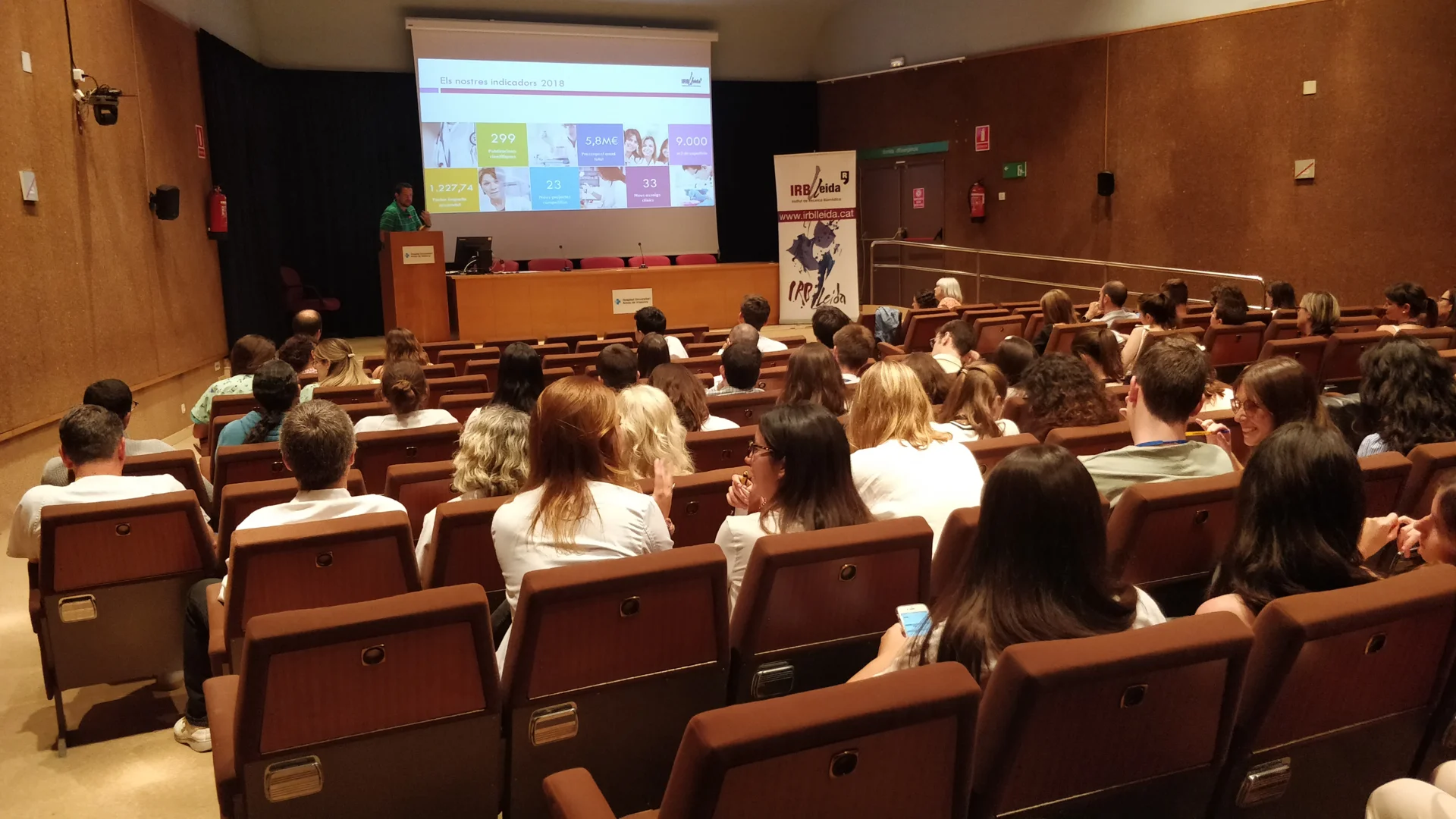El IRBLleida y el Hospital Universitario Arnau de Vilanova dan la bienvenida al grupo de investigadores en formación y residentes