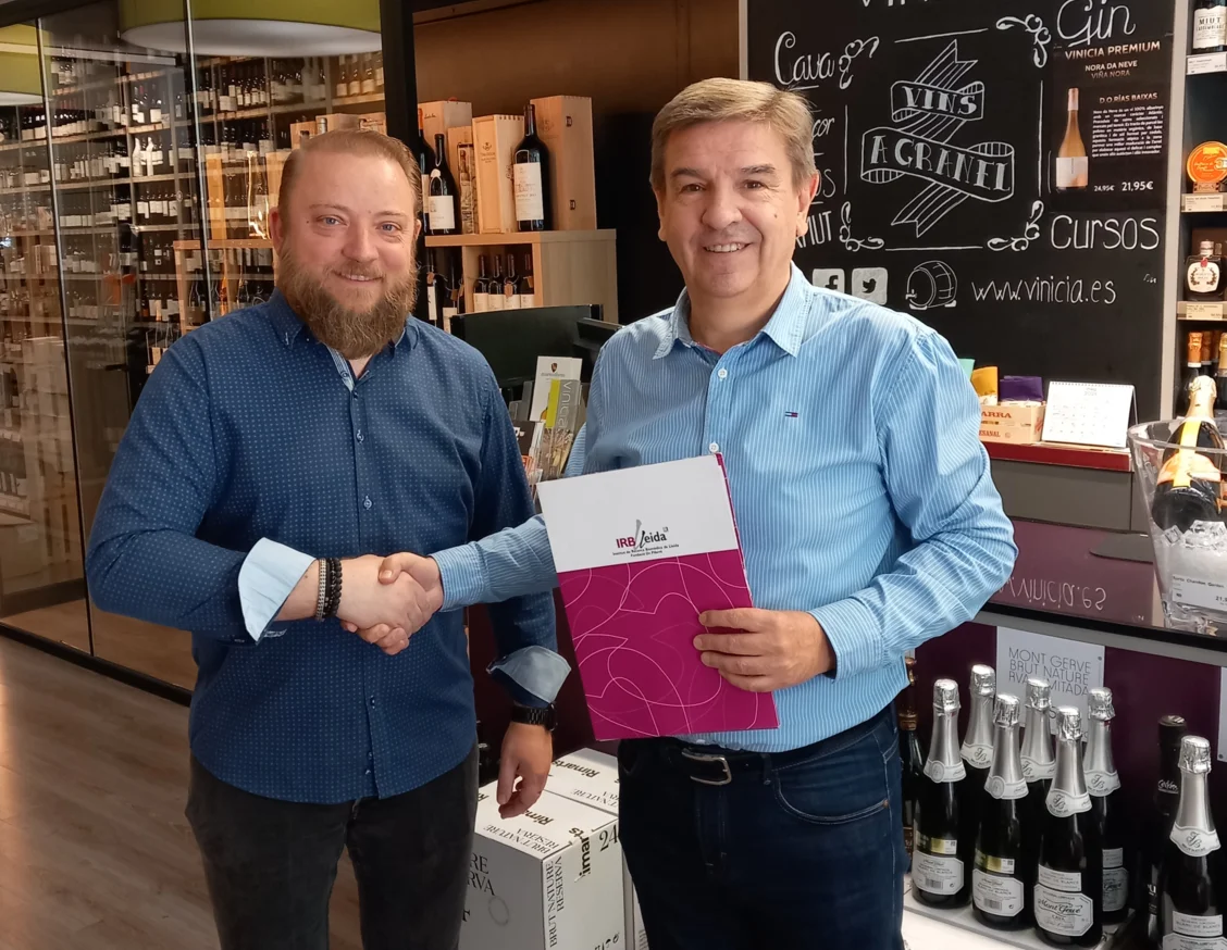 Vinicia renova la seva col·laboració amb l'IRBLleida