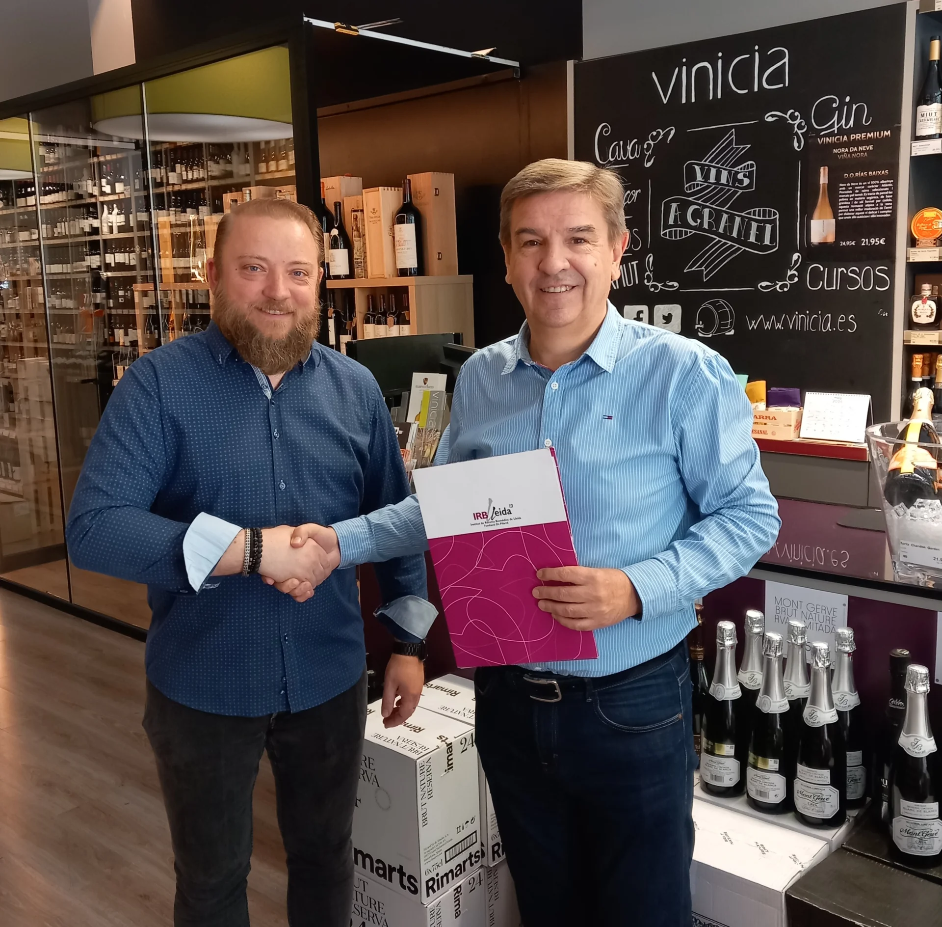 Vinicia renova la seva col·laboració amb l'IRBLleida