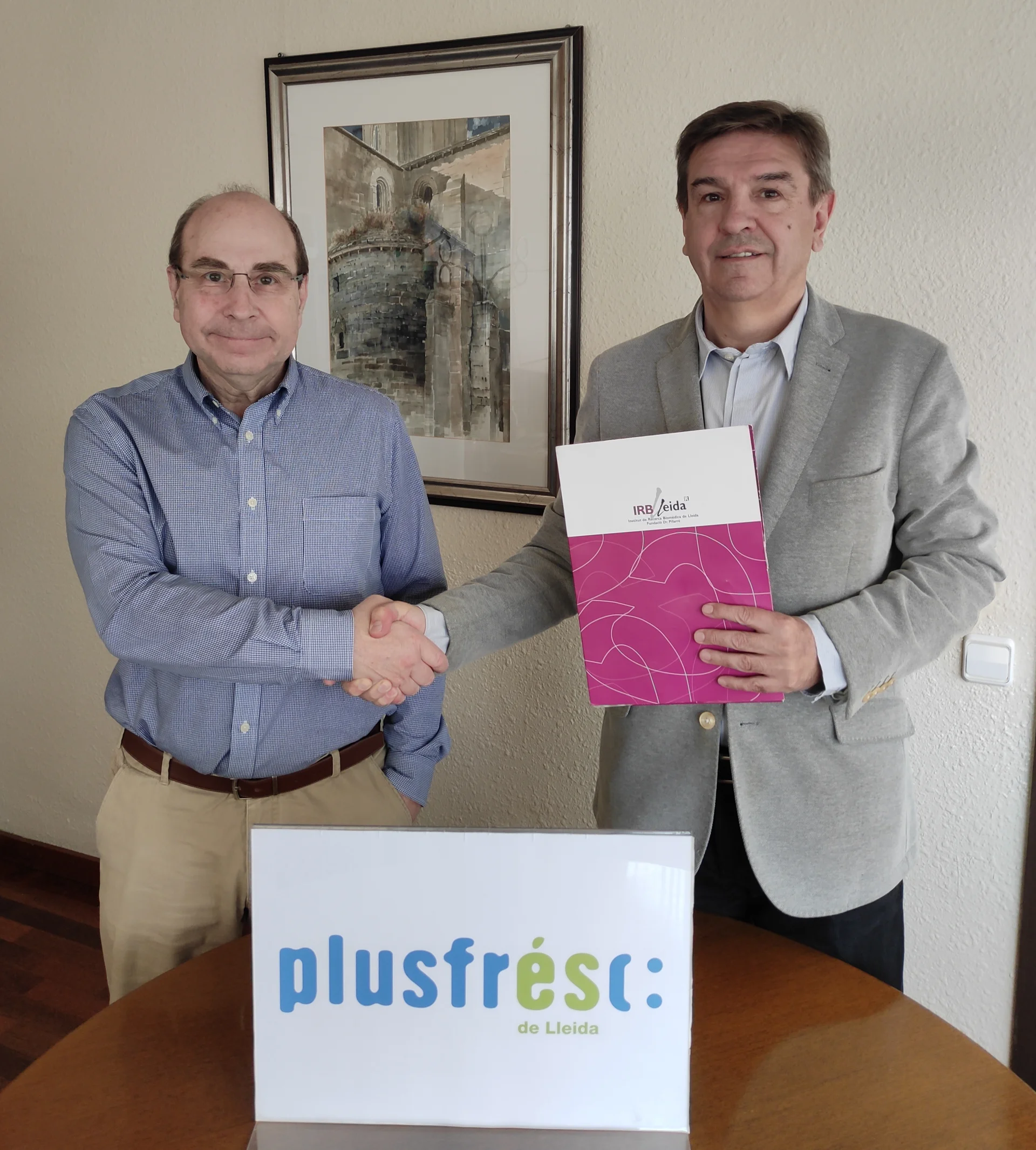 Plusfresc renova la seva col·laboració amb l'IRBLleida