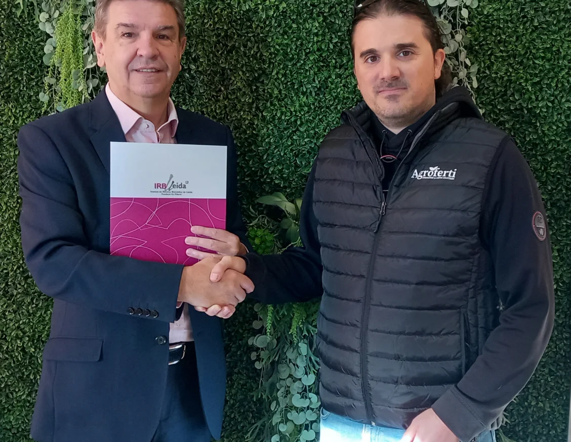 Agroferti Tractaments i Serveis renova la seva col·laboració amb l'IRBLleida
