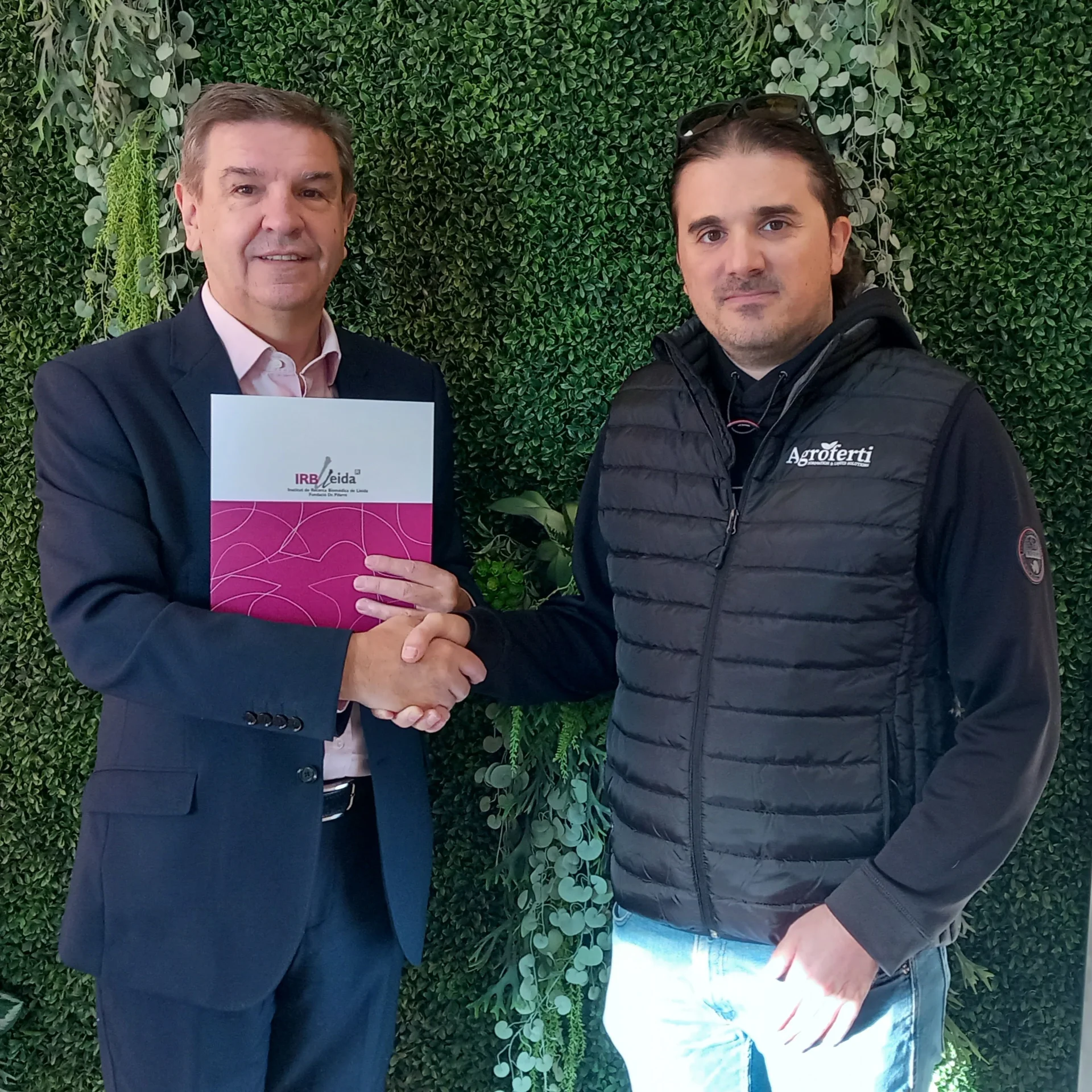 Agroferti Tractaments i Serveis renova la seva col·laboració amb l'IRBLleida