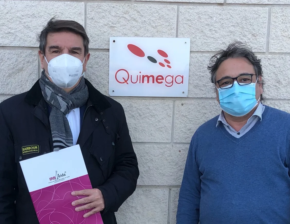 Quimega, empresa col·laboradora de l'IRBLleida per segon any consecutiu