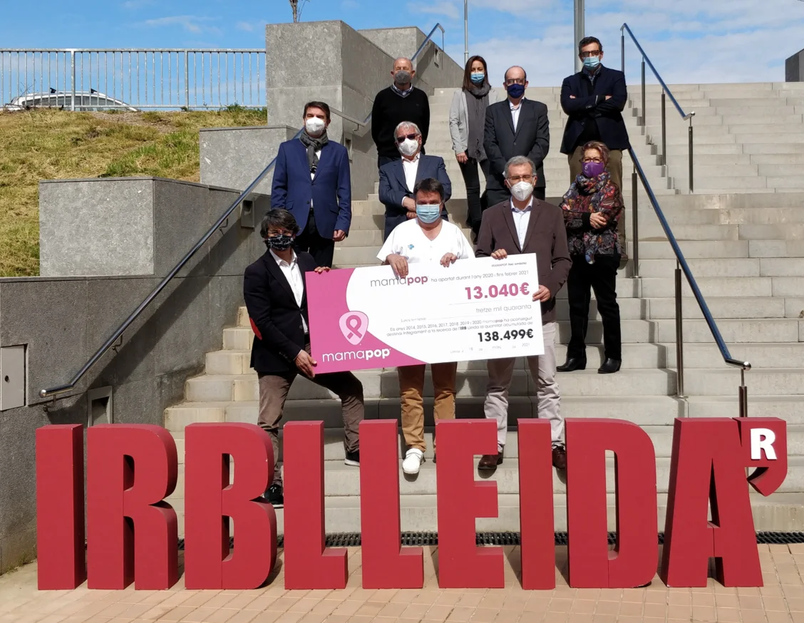 Mamapop entrega més de 13.000€ a l'IRBLleida gràcies a la 'Fila Zero'