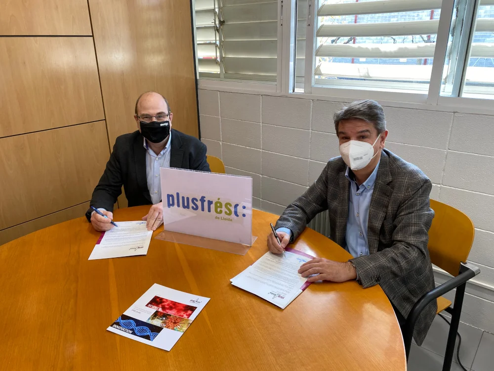 Plusfresc renueva su colaboración con el IRBLleida