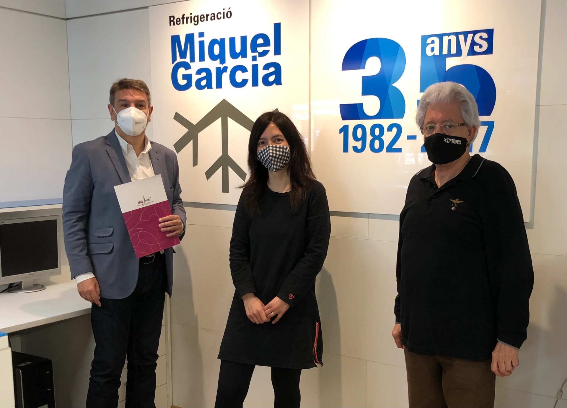 Refrigeració Miquel Garcia renews its collaboration with IRBLleida