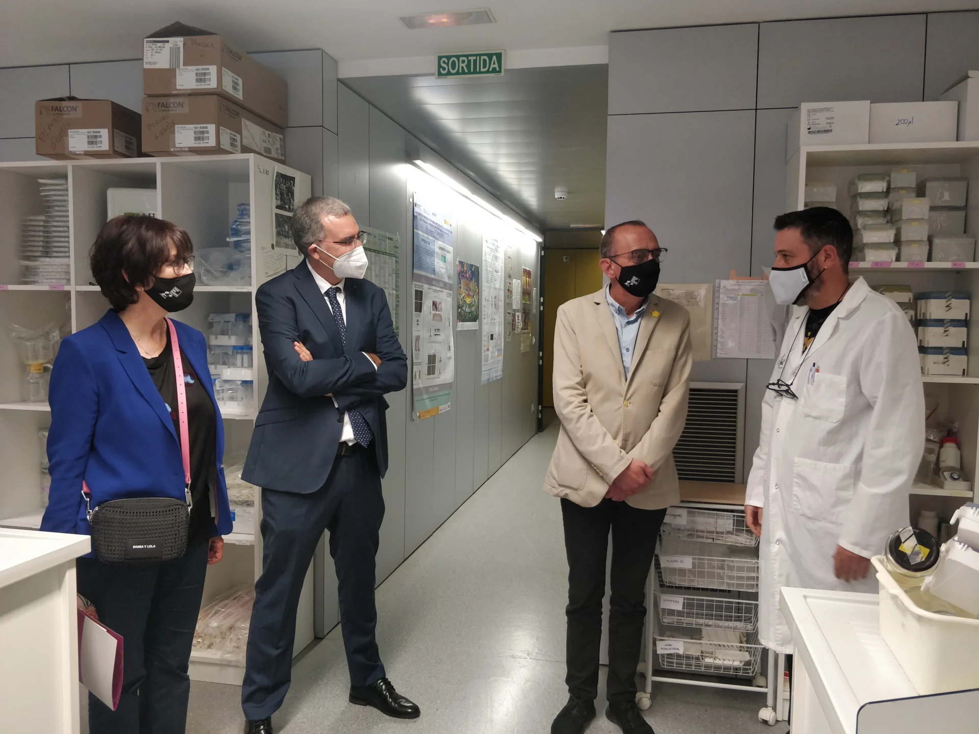 Visit of Paer, Miquel Pueyo, to the Biomedical Research Institute of Lleida