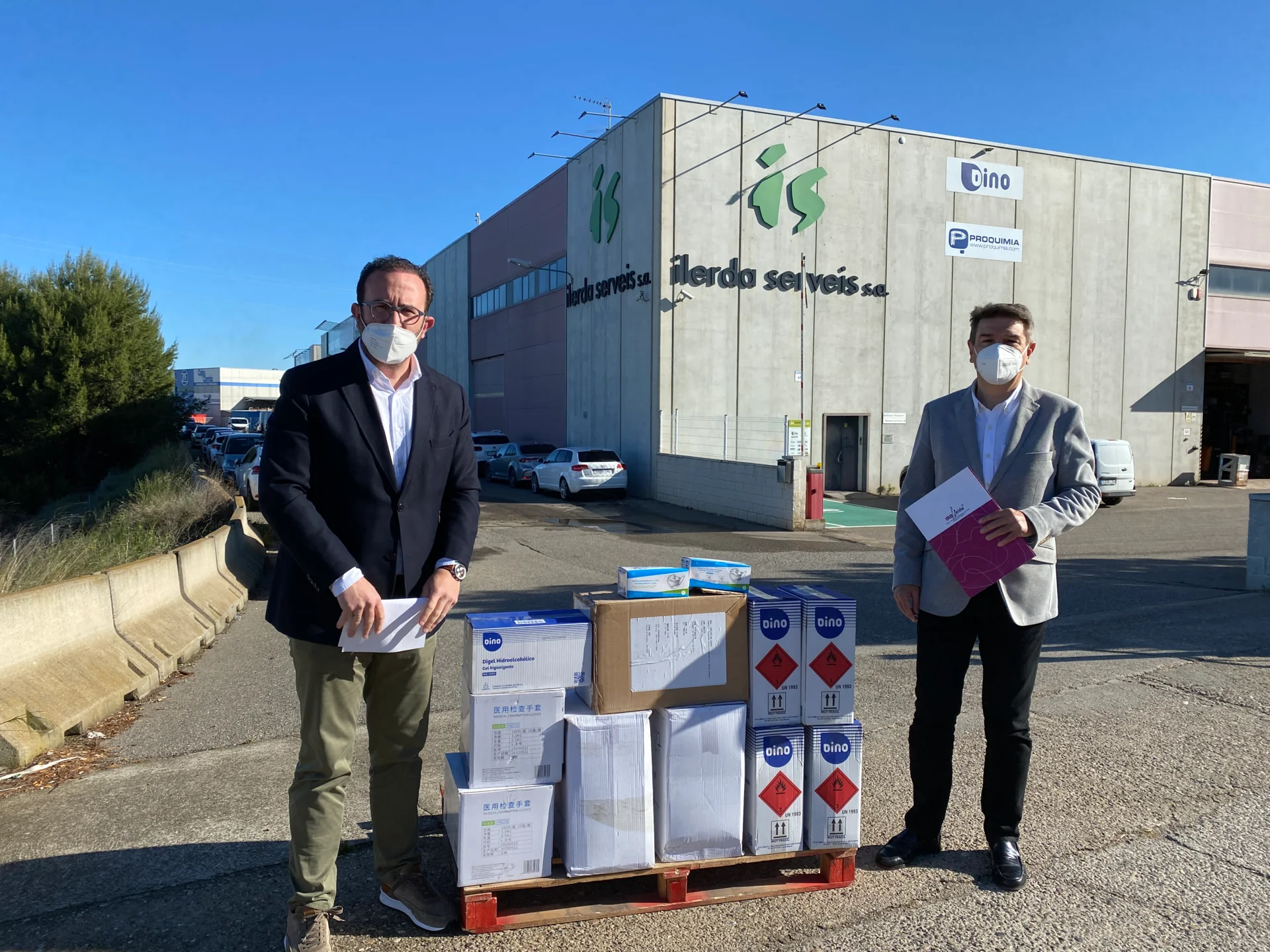 Ilerda Services collaborates with the IRBLleida with the delivery of EPIs