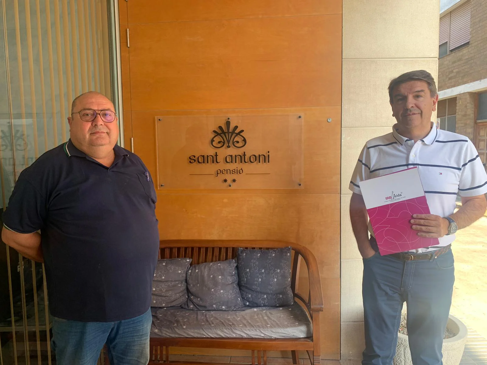 La Pensió Sant Antoni renova la col·laboració amb l'IRBLleida