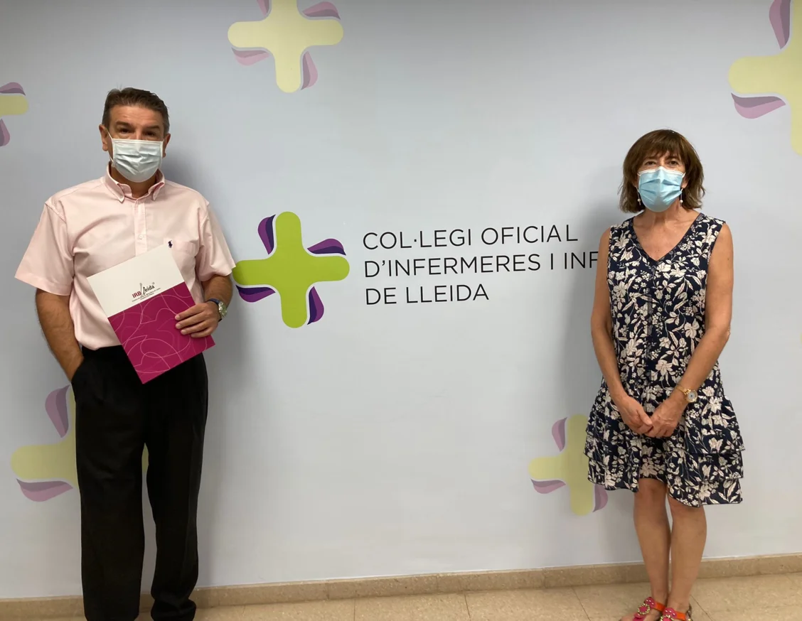 El Col·legi Oficial d'Infermeres i Infermers de Lleida (COILL) renova la seva col·laboració amb l'IRBLleida