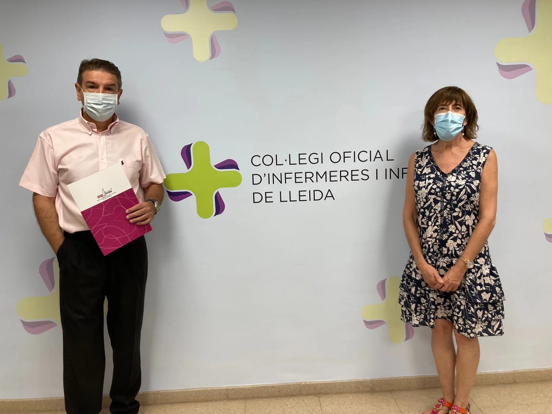 El Col·legi Oficial d'Infermeres i Infermers de Lleida (COILL) renueva su colaboración con el IRBLleida