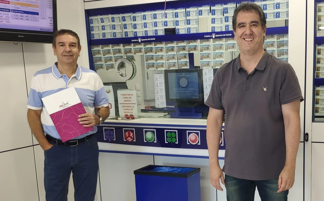 Renovació de l'acord de col·laboració amb l'Administració de Loteries Nº 1 de Lleida, Rosa de Ponent