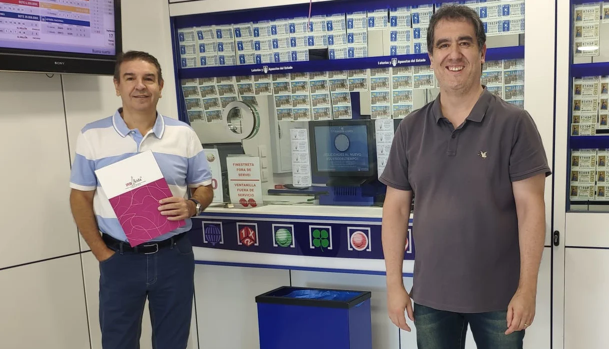 Renewal of the collaboration agreement with the Lottery Administration No. 1 of Lleida, Rosa de Ponent