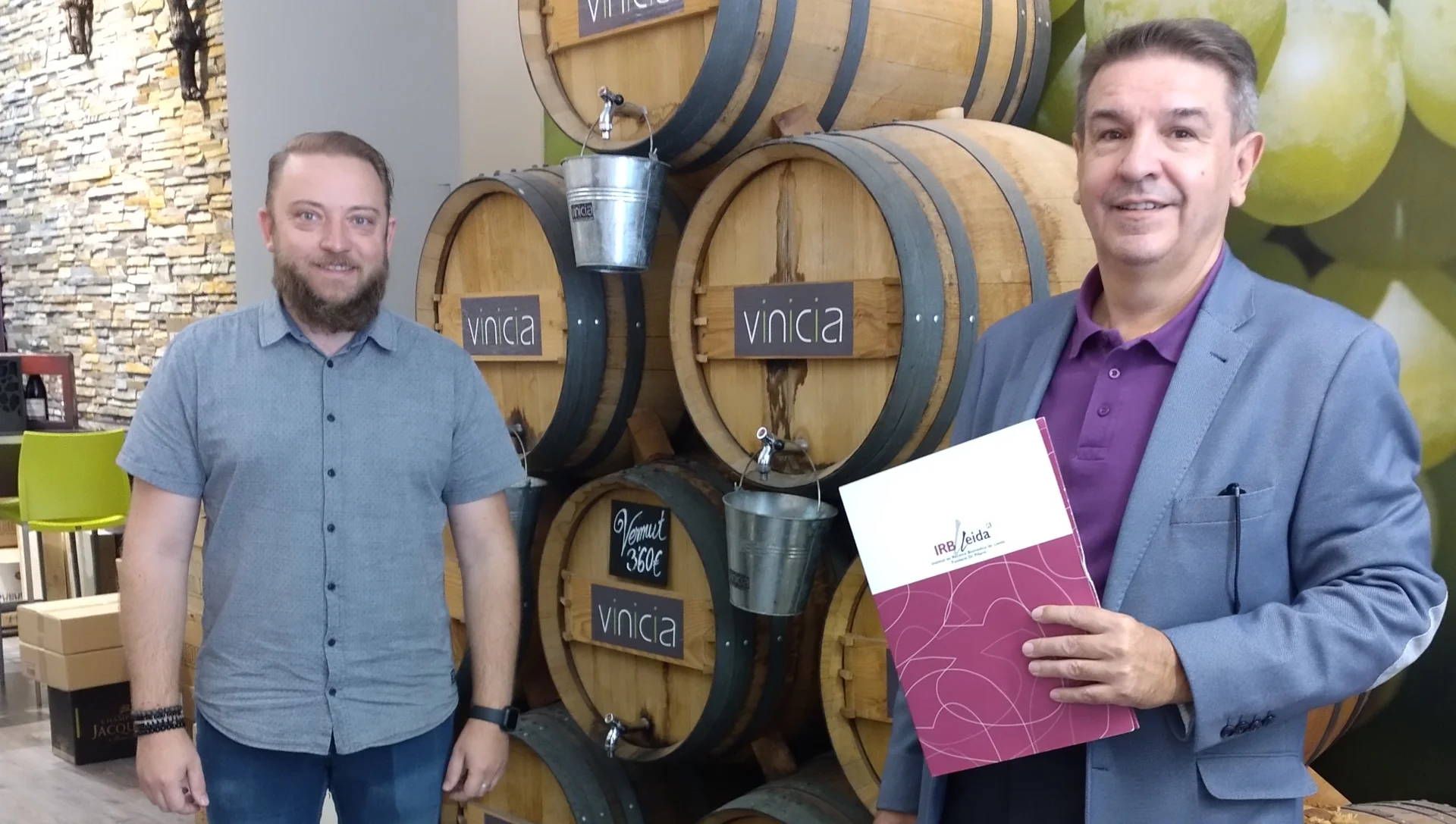 Casa Badio and Vinicia renew their collaboration with IRBLleida