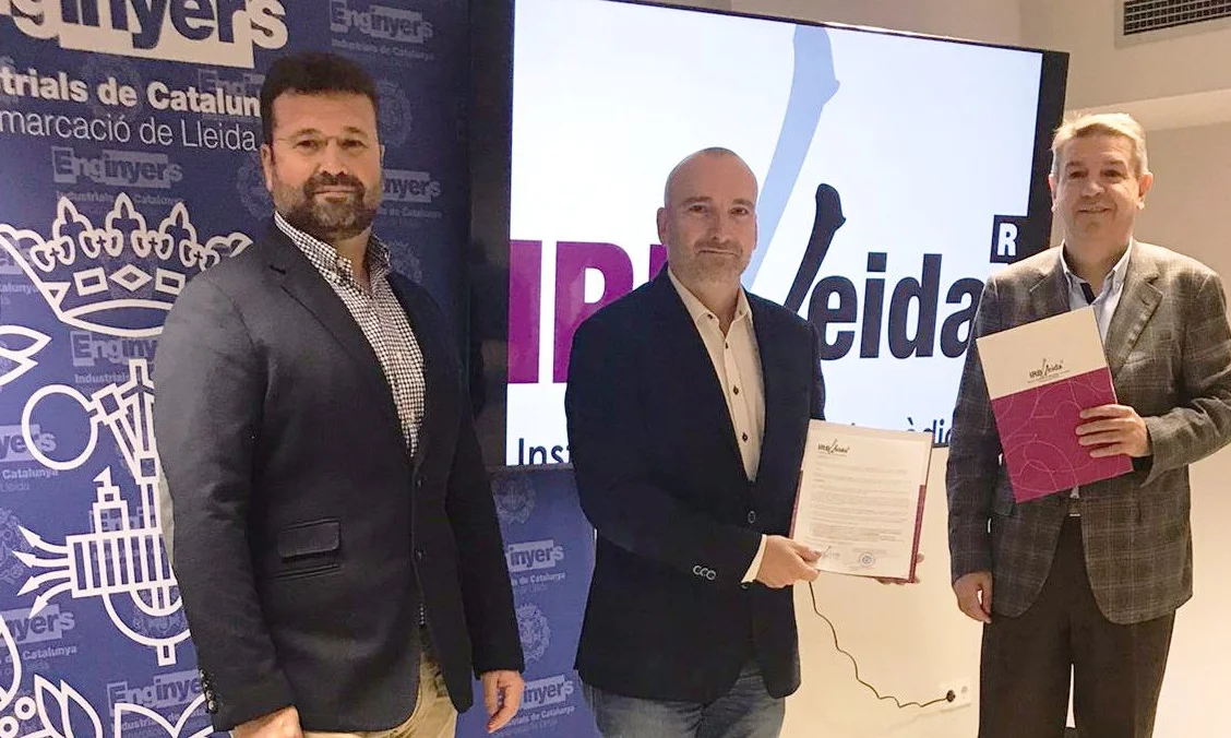 El Col·legi d'Enginyers Industrials de Catalunya renueva su colaboración con el IRBLleida