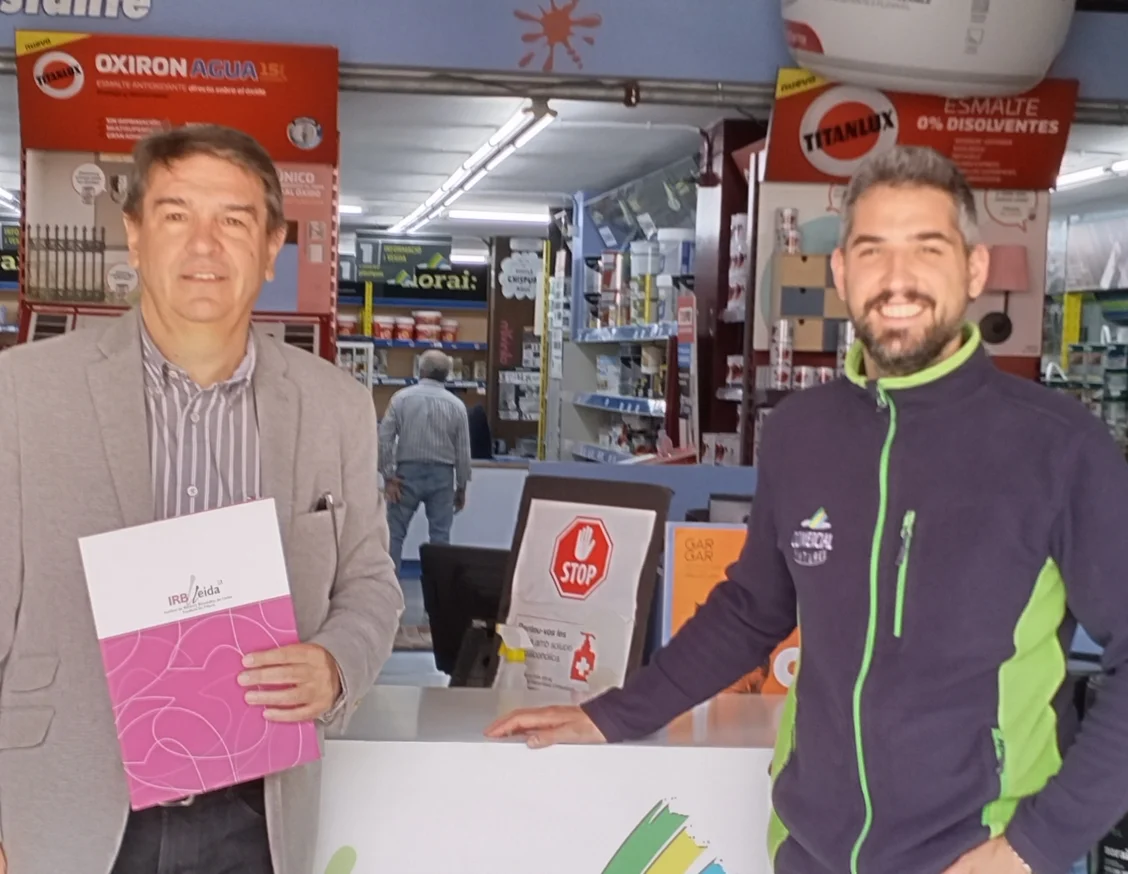 Comercial Pintures renova la seva col·laboració amb l'IRBLleida