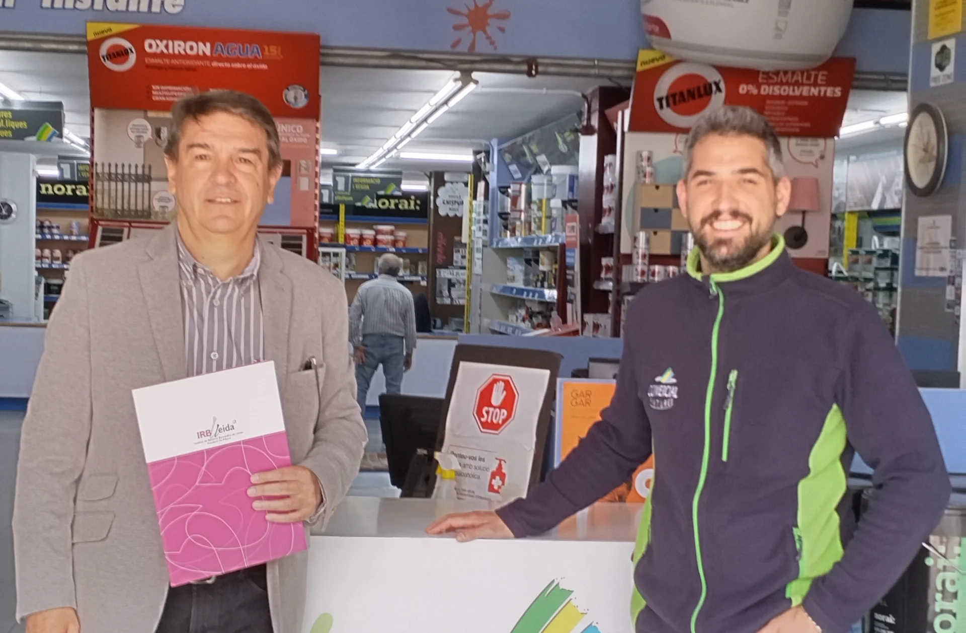 Comercial Pintures renews its collaboration with IRBLleida
