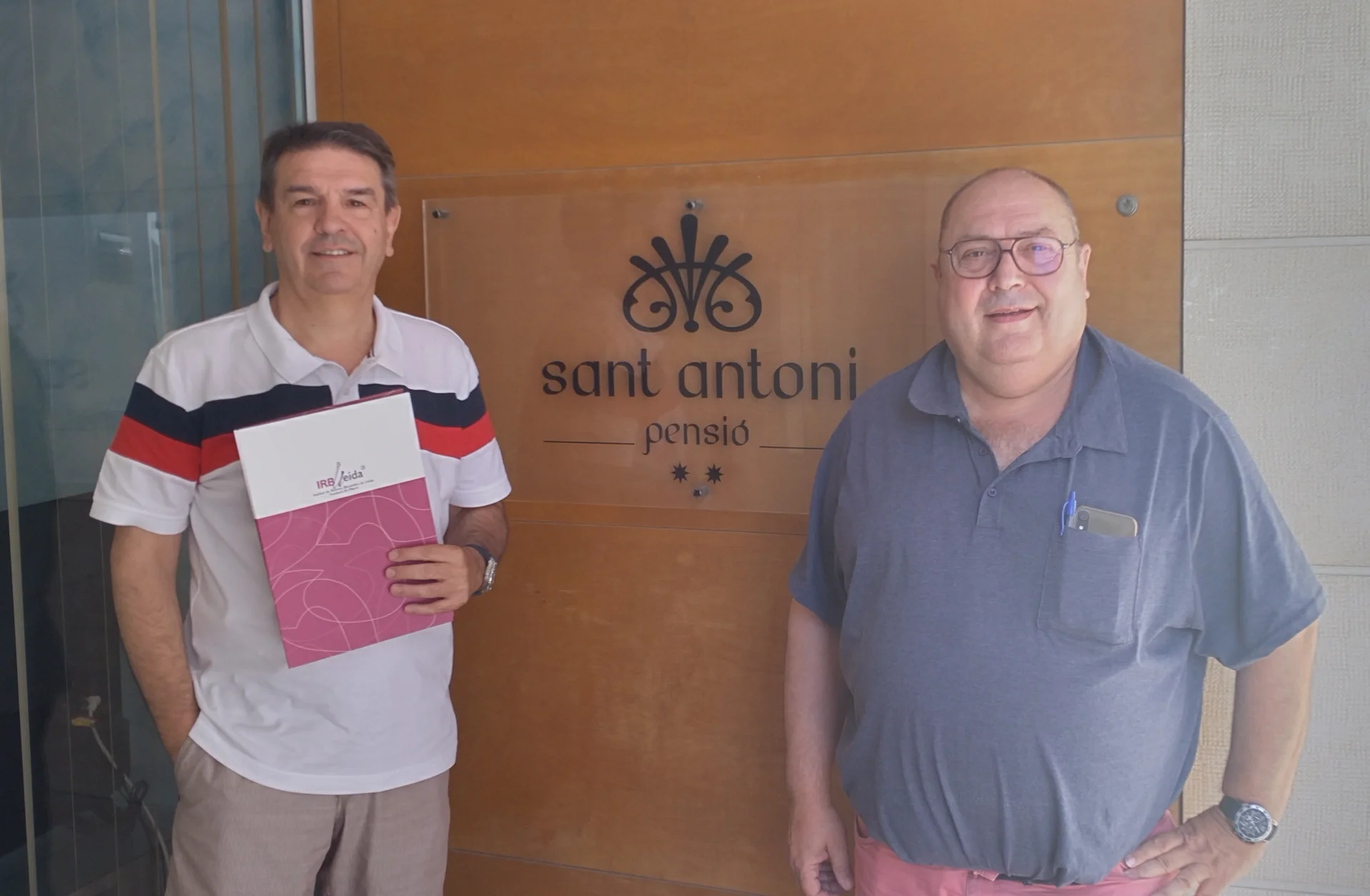 La Pensió Sant Antoni del Palau d'Anglesola renova la seva col·laboració amb l'IRBLleida