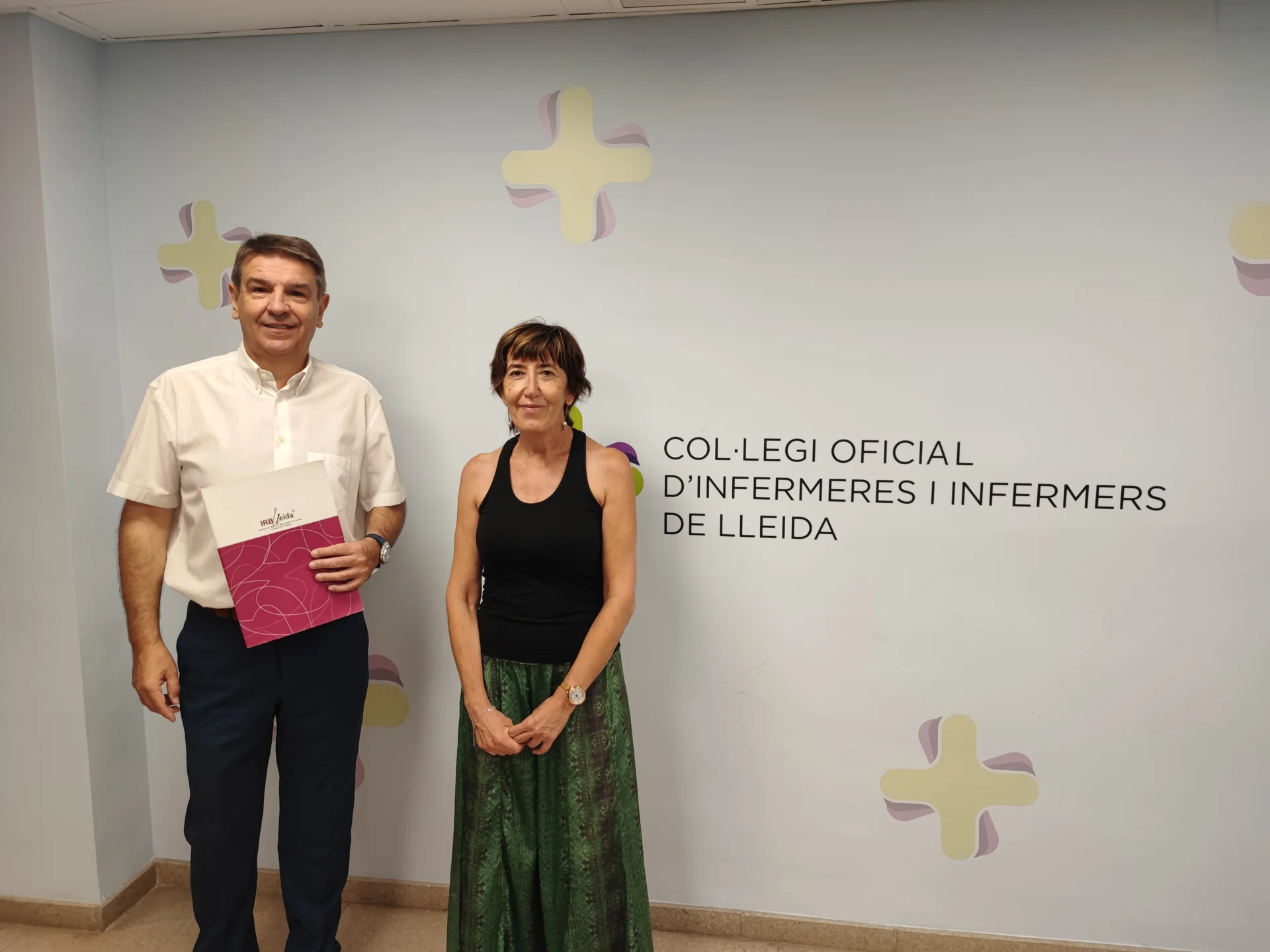 El Col·legi Oficial d'Infermeres i Infermers de Lleida (COILL) renova la seva col·laboració amb l'IRBLleida