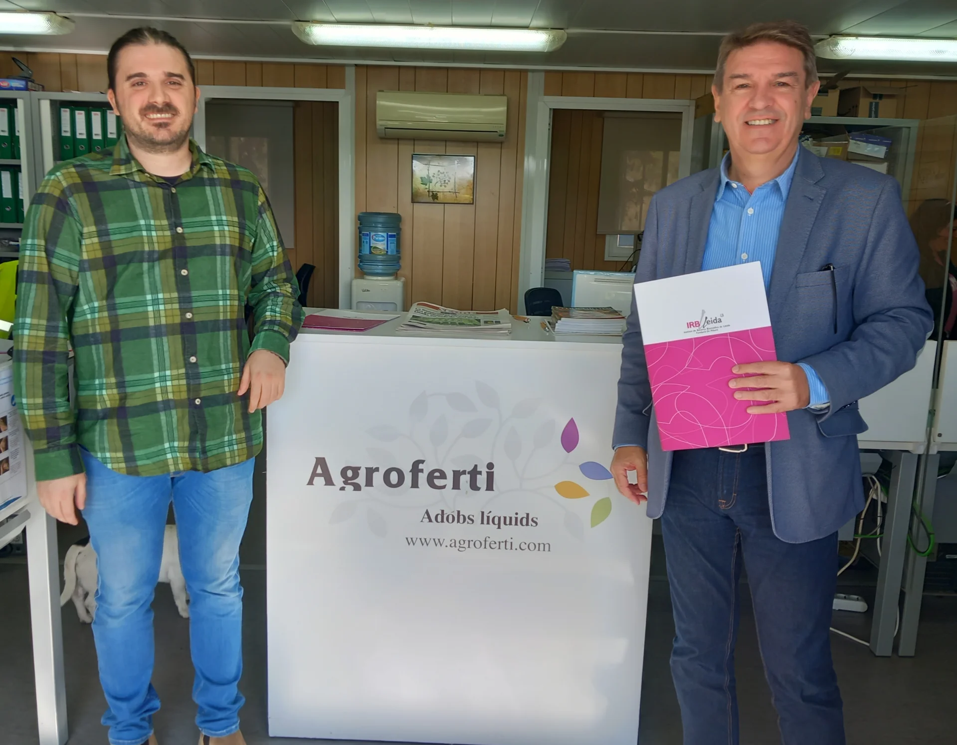 Agroferti Tractaments i Serveis renova la seva col·laboració amb l'IRBLleida