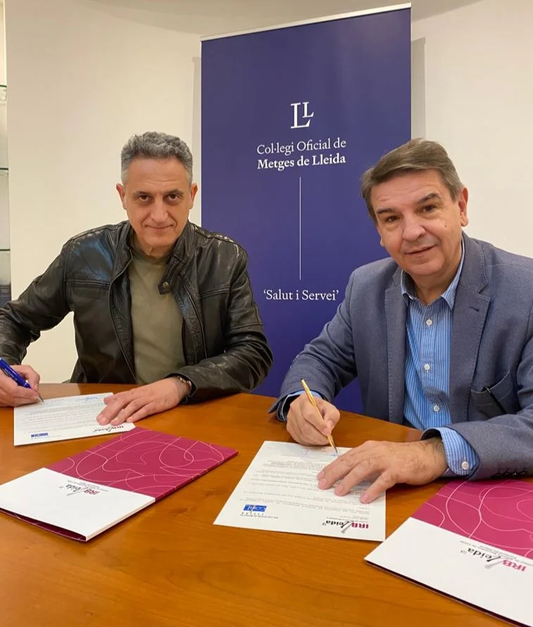 The Col·legi Oficial de Metges de Lleida renews its collaboration with the IRBLleida