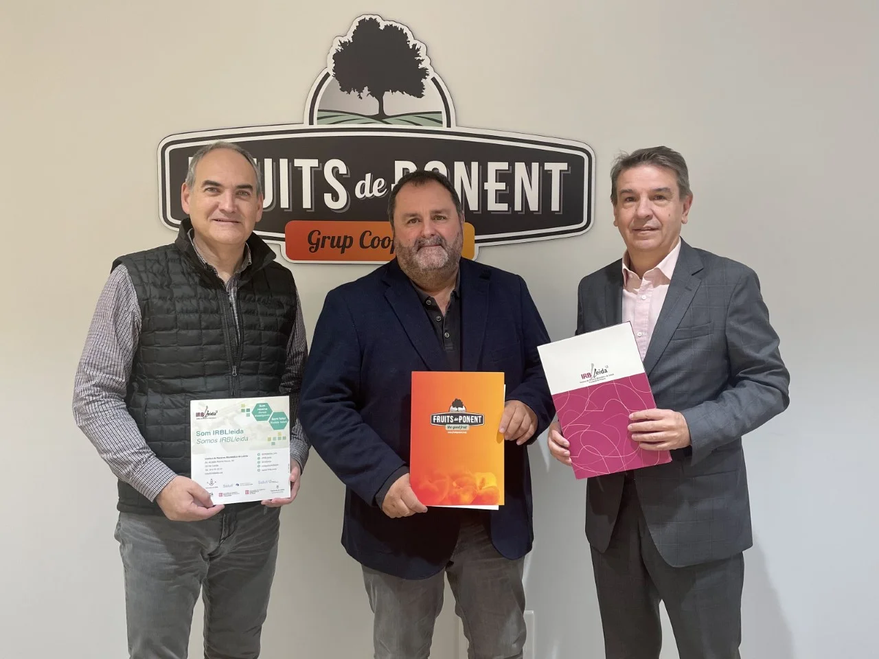 Fruits de Ponent renueva su colaboración con el IRBLleida