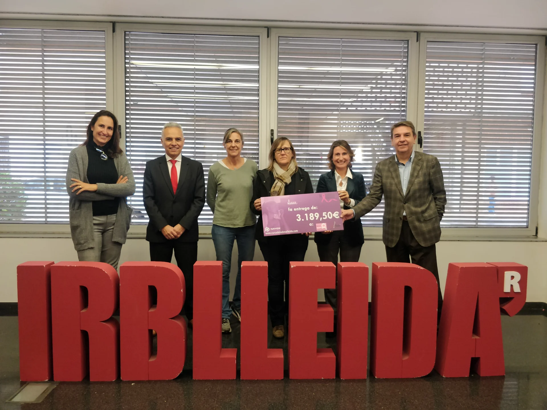 La 8a edició de la ‘Cursa de la Dona Nayox’ recapta 3.189,50 € per la recerca en càncer de mama de l’IRBLleida   