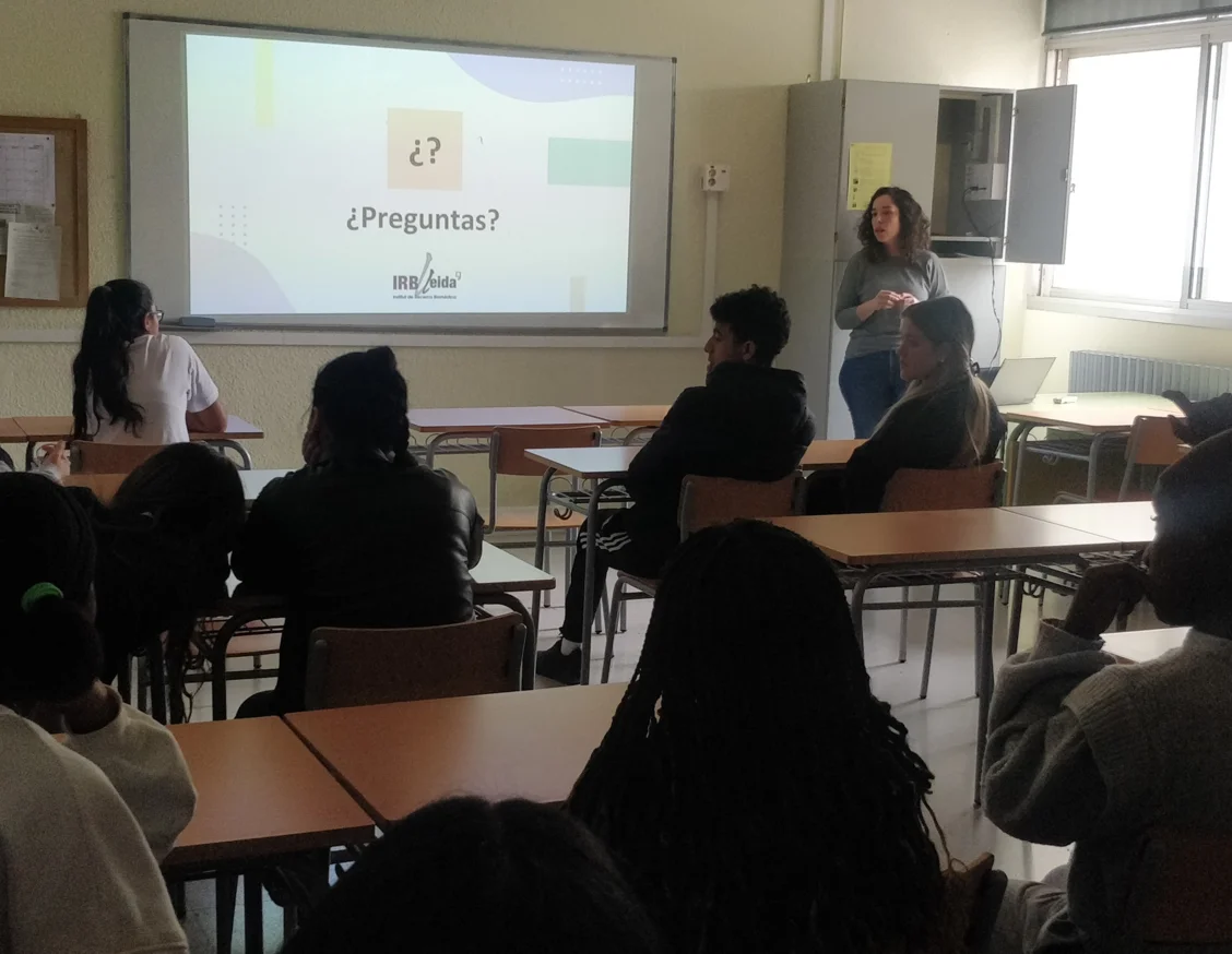 L’Institut Guindàvols de Lleida inicia, per segon any, un projecte de ciència en col·laboració amb l’IRBLleida