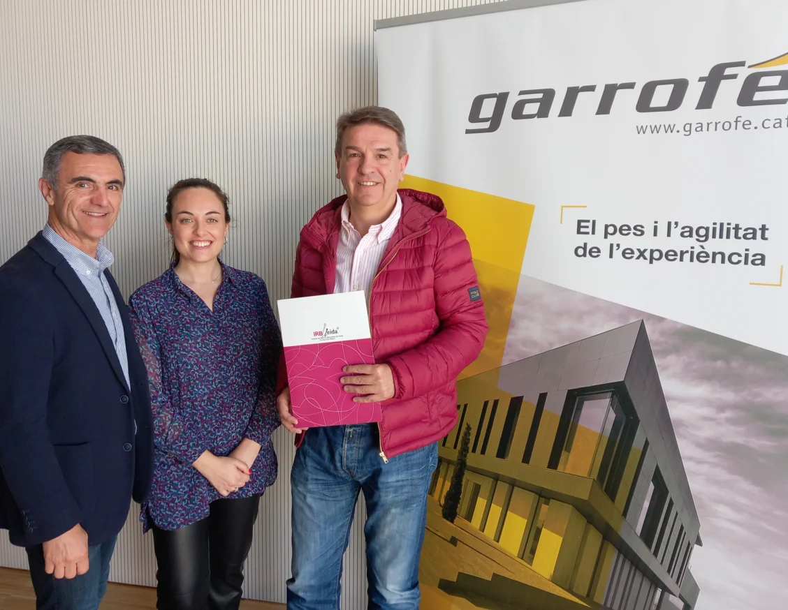 L'empresa Garrofé renova la seva col·laboració amb l'IRBLleida