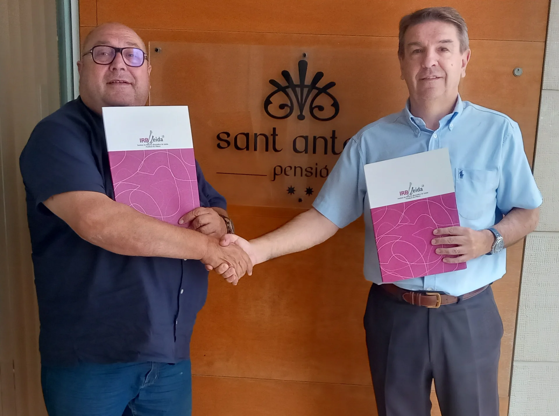 La Pensió Sant Antoni del Palau d'Anglesola renueva su colaboración con el IRBLleida