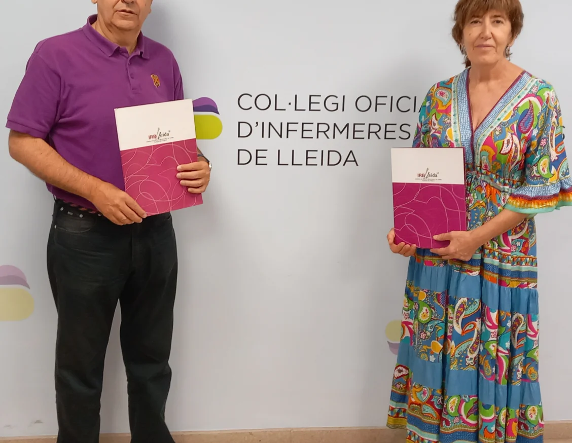 El Col·legi Oficial d'Infermeres i Infermers de Lleida (COILL) renueva su colaboración con el IRBLleida