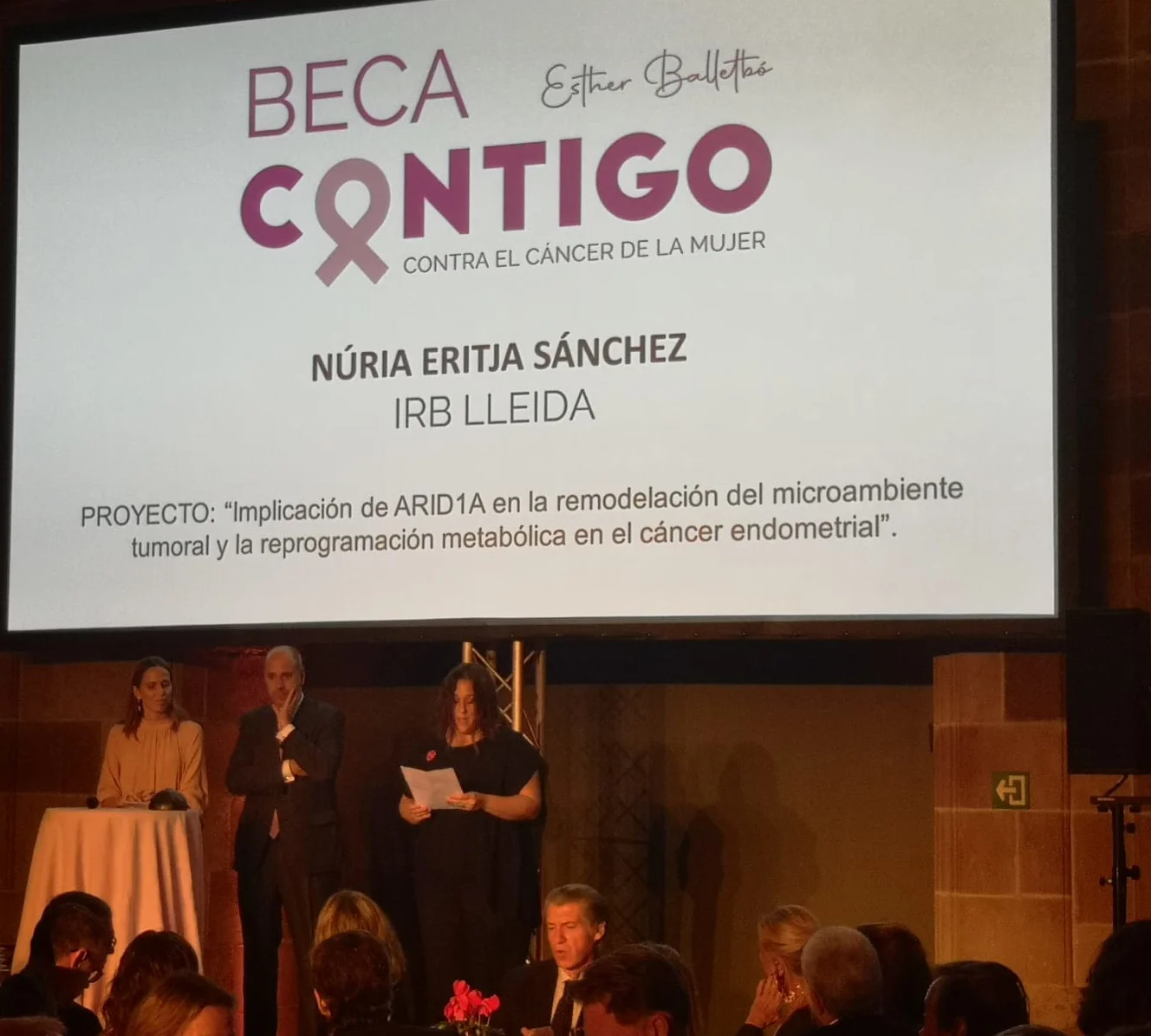 The Fundación Contigo against women's cancer grants a project in Lleida to identify new therapeutic options for uterine cancer