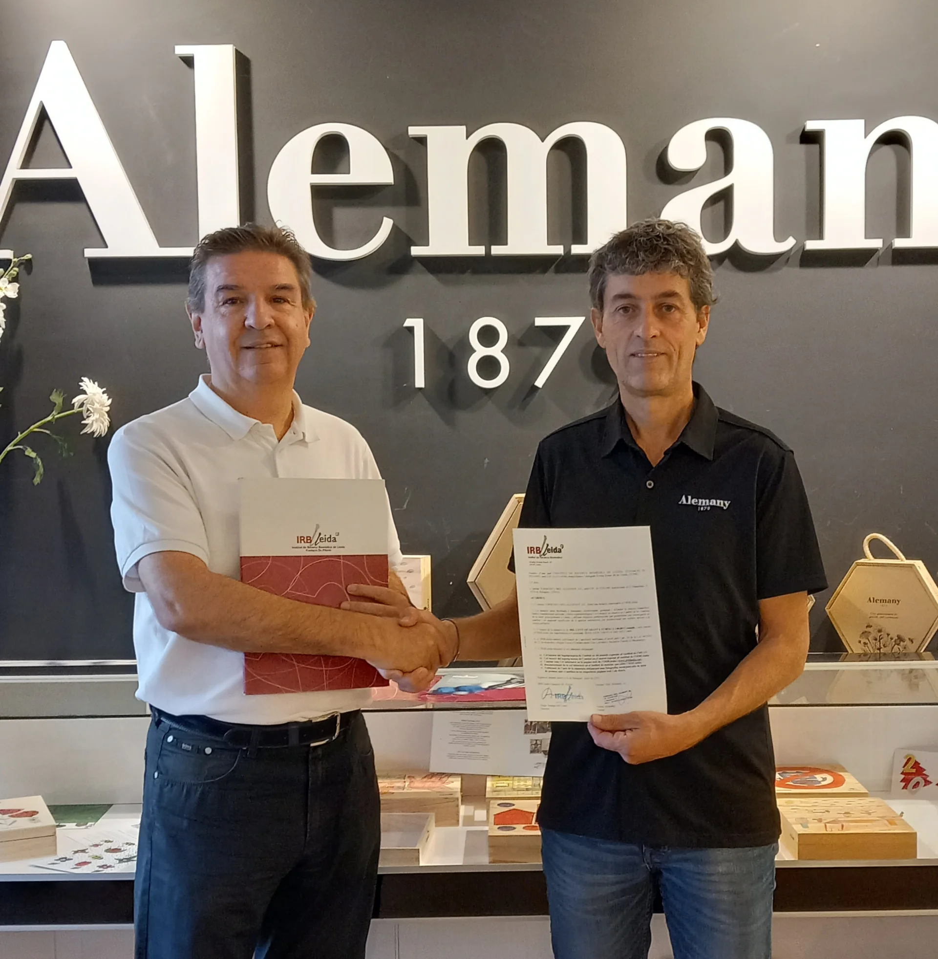 Torrons i Mel Alemany renova la seva col·laboració amb l'IRBLleida