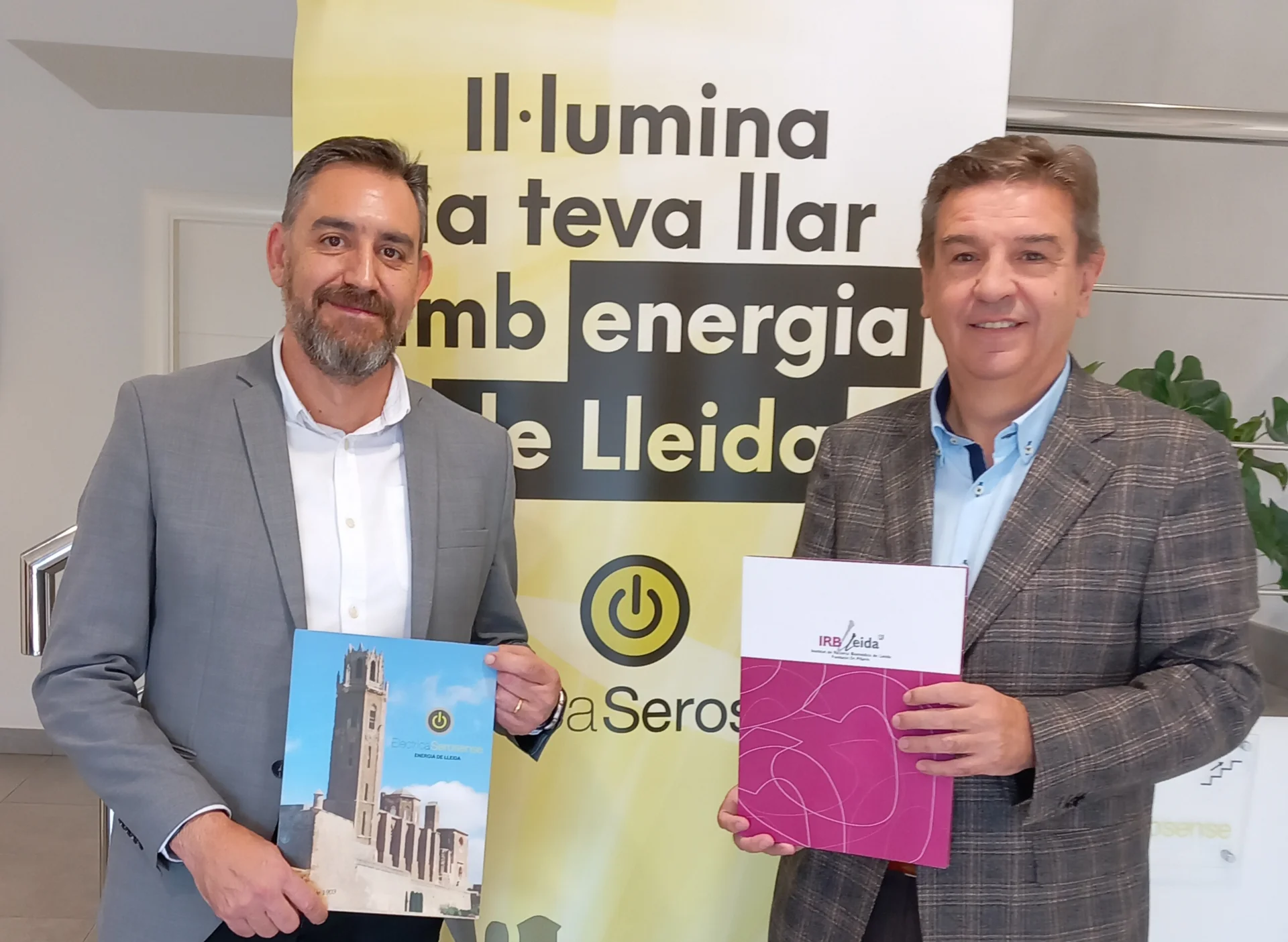 Elèctrica Serosense renews its collaboration with the IRBLleida
