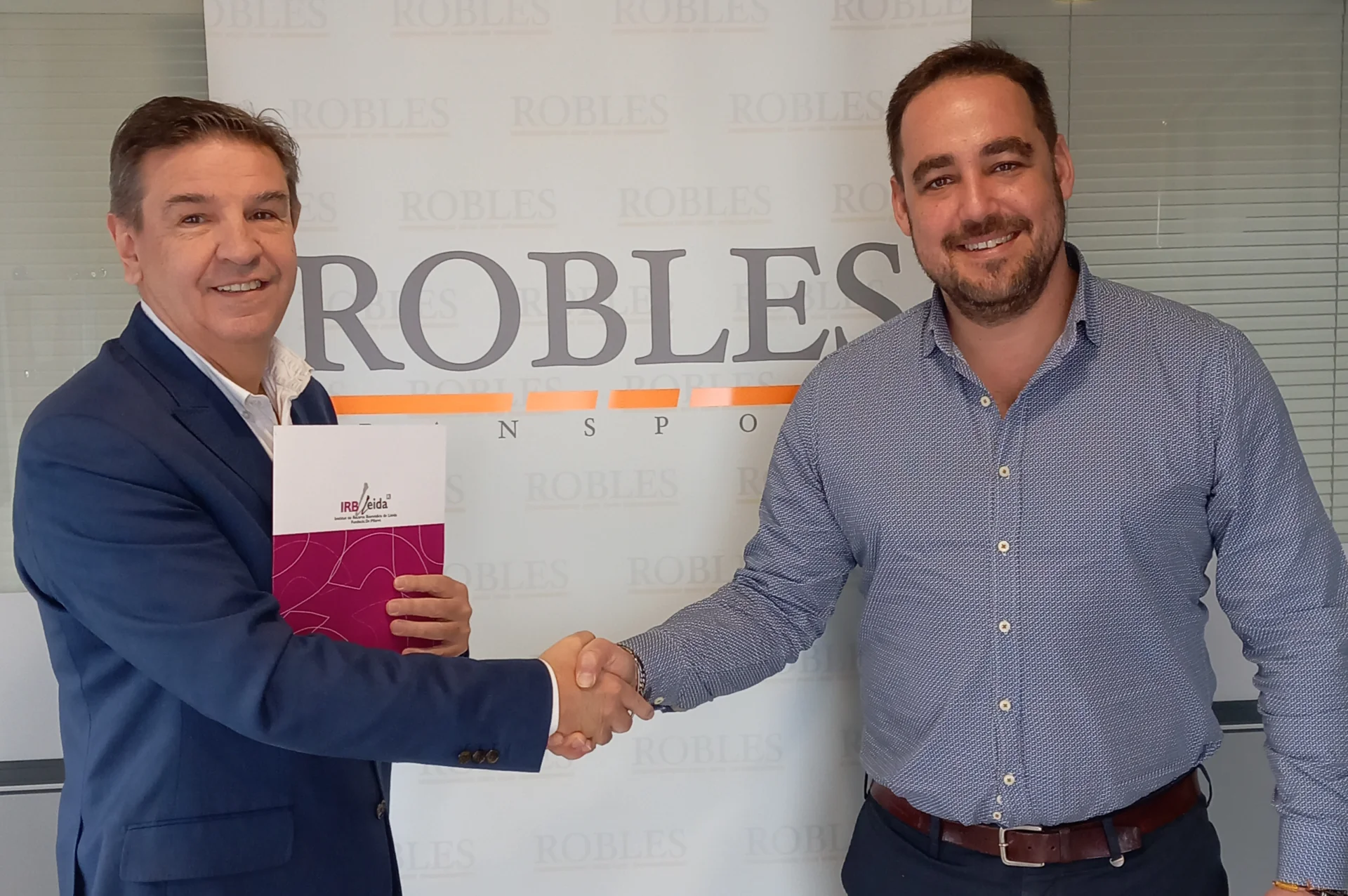 Robles Transport renews its collaboration with the IRBLleida