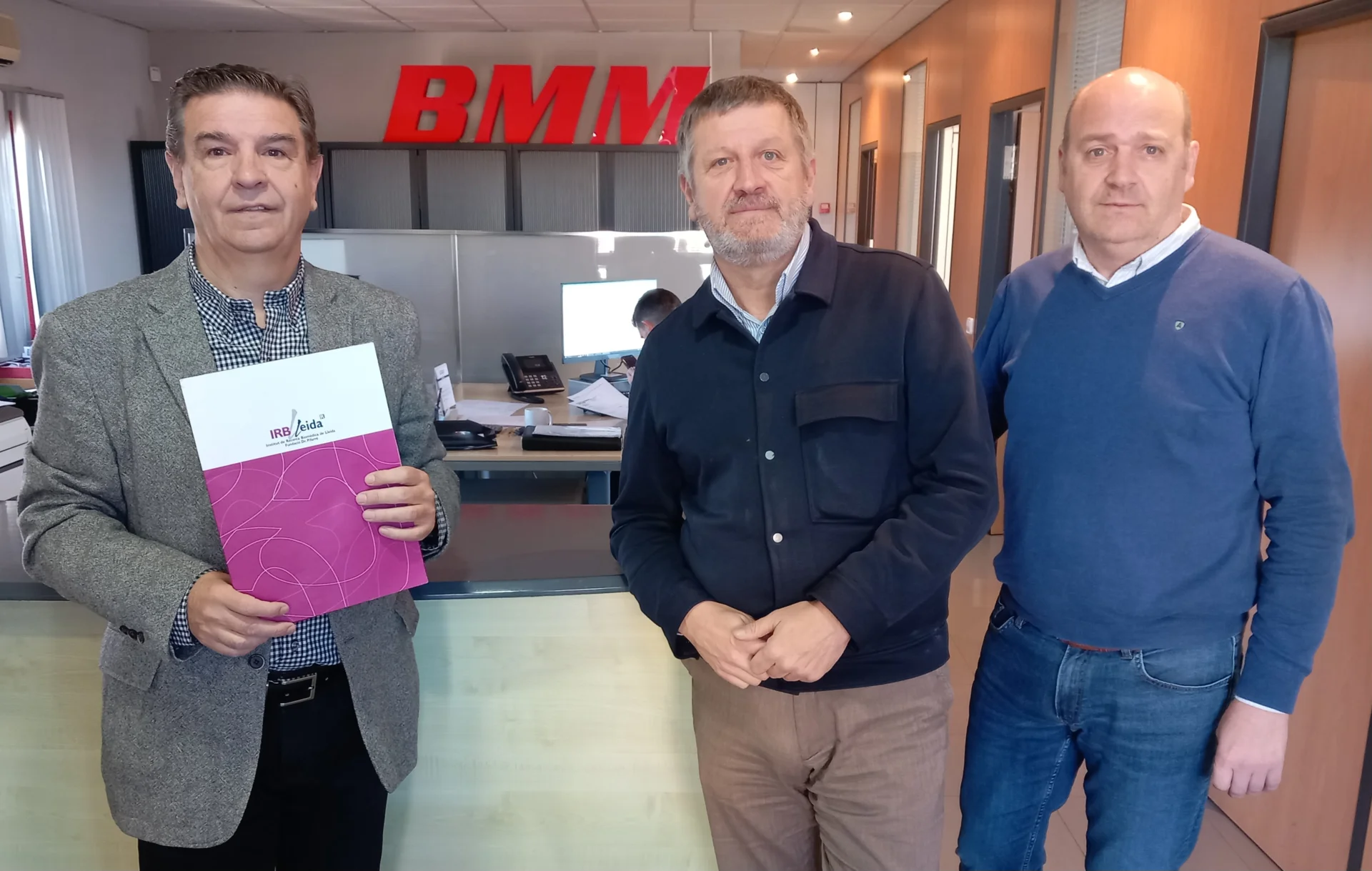 Metálicas BMM, new collaborating company of IRBLleida