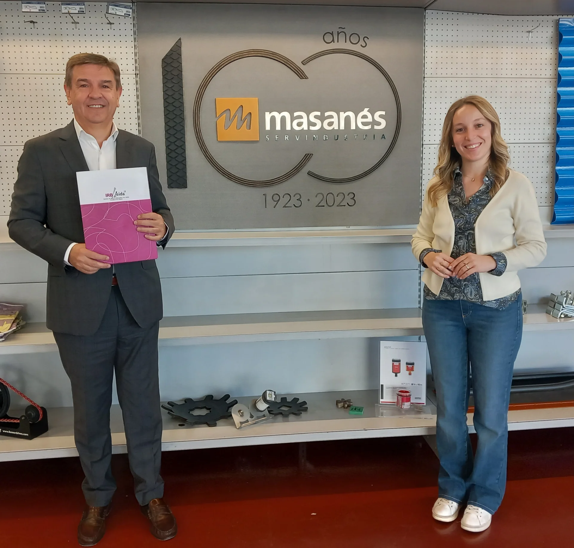Masanés Servindustria renueva su colaboración con el IRBLleida