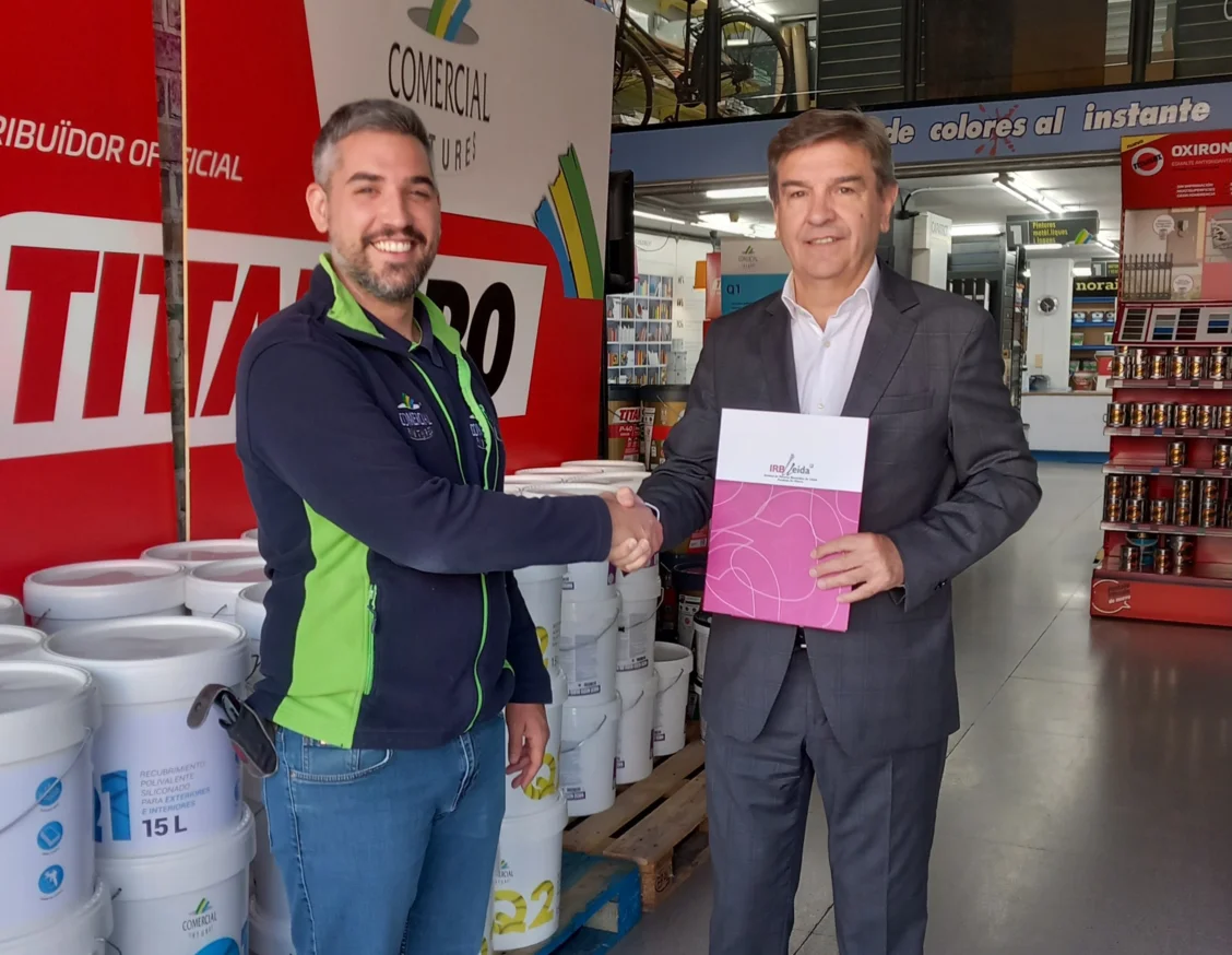 Comercial Pintures renova la seva col·laboració amb l'IRBLleida