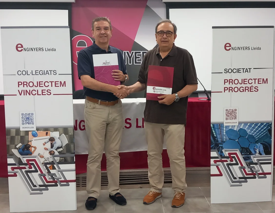 El Col·legi d'Enginyers Graduats i Enginyers Tècnics Industrials de Lleida renova la col·laboració amb l'IRBLleida